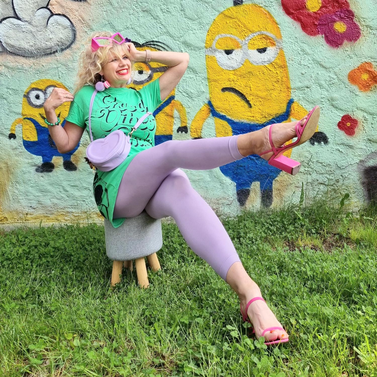 Footless Tights - Cassis de Violet - Zenithce