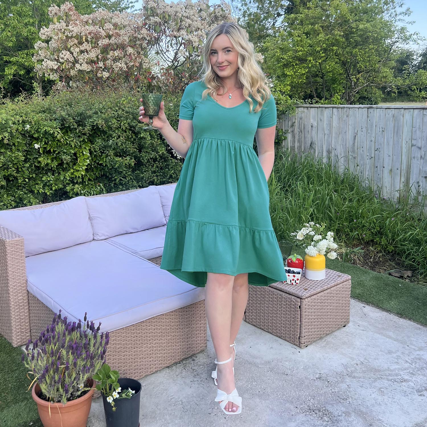 Tiered Mini Dress - Beach Bum - Zenithce