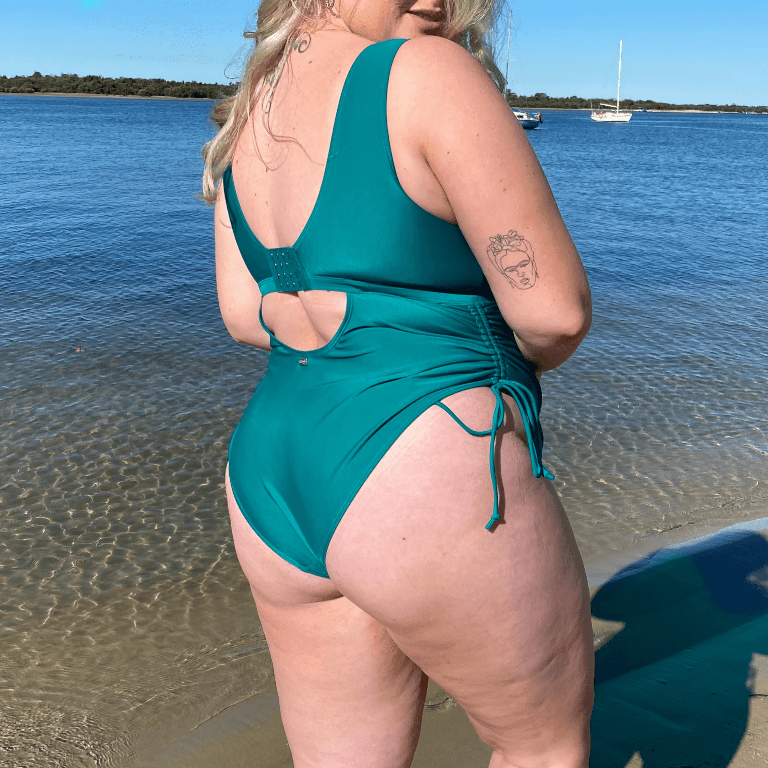 I'll fly with you Swimsuit - Teal - Zenithce