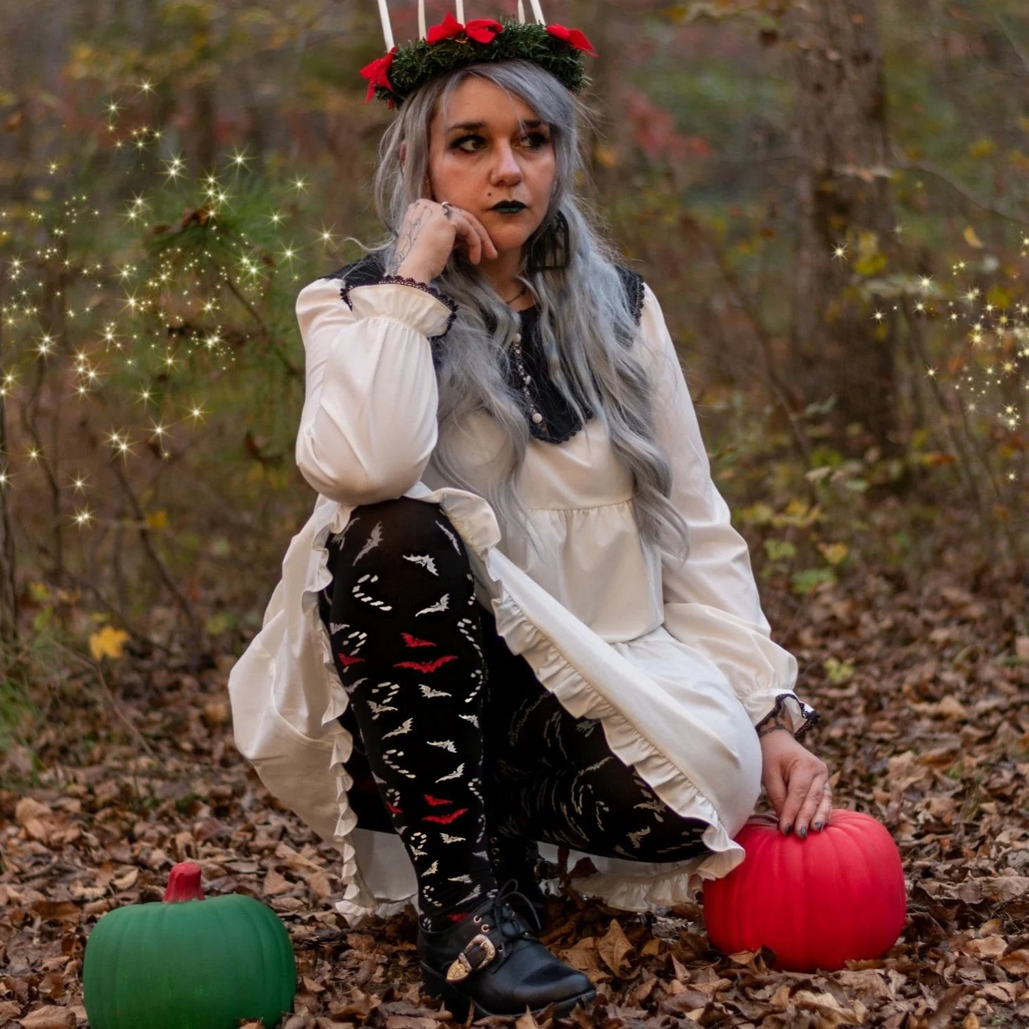 Christmas Tights - Bad Santa - Zenithce