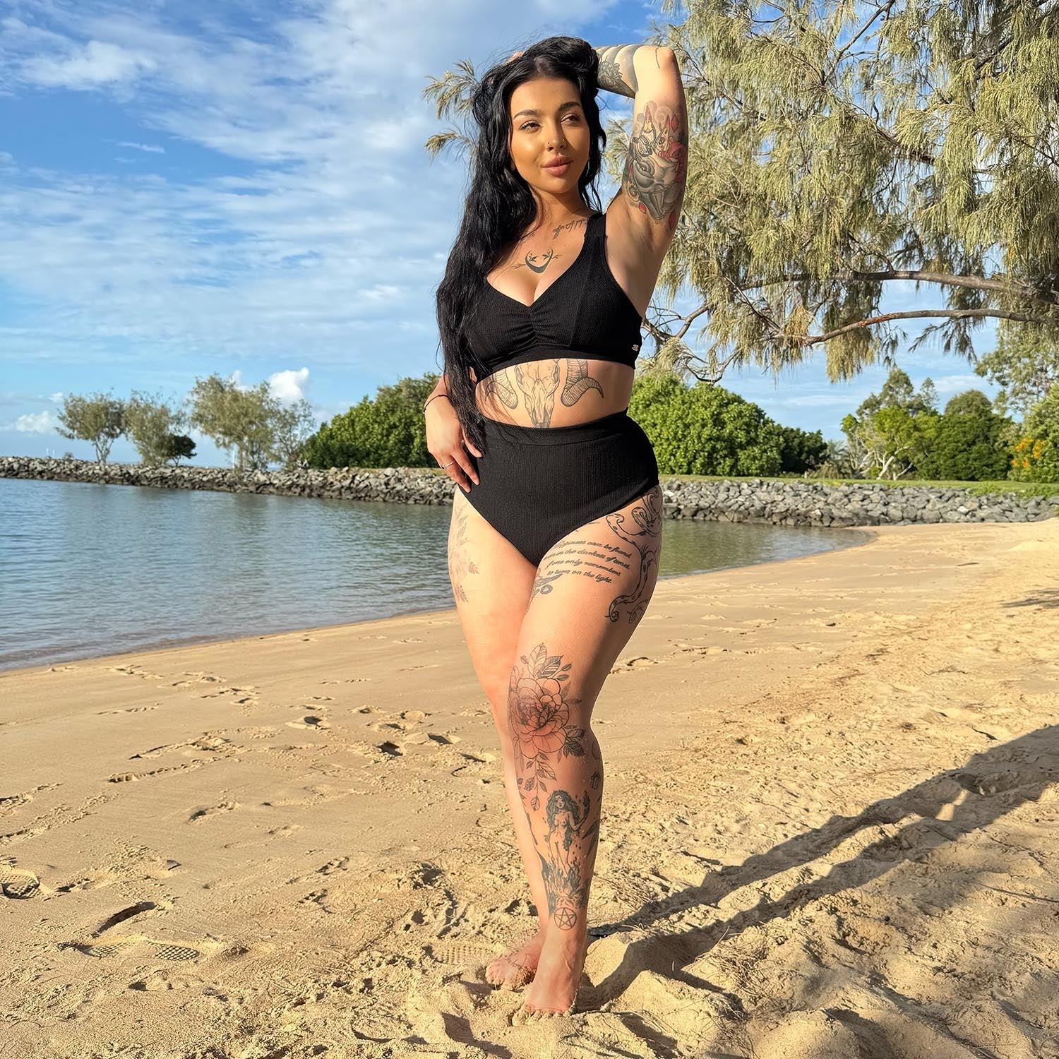 Tidelands Bikini - Black - Zenithce