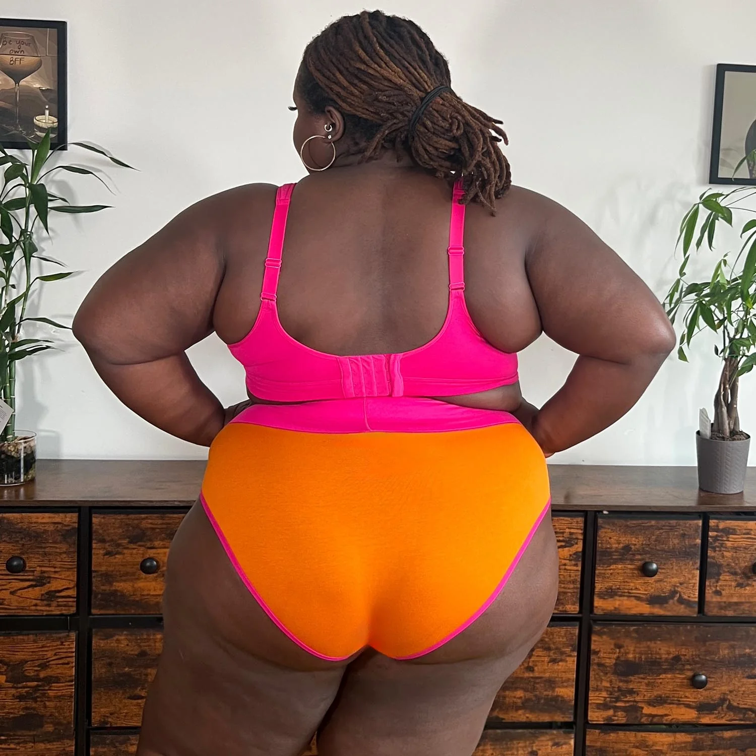 Organic Cotton Full Brief Duo Knickers - Papaya & Barbara - Zenithce