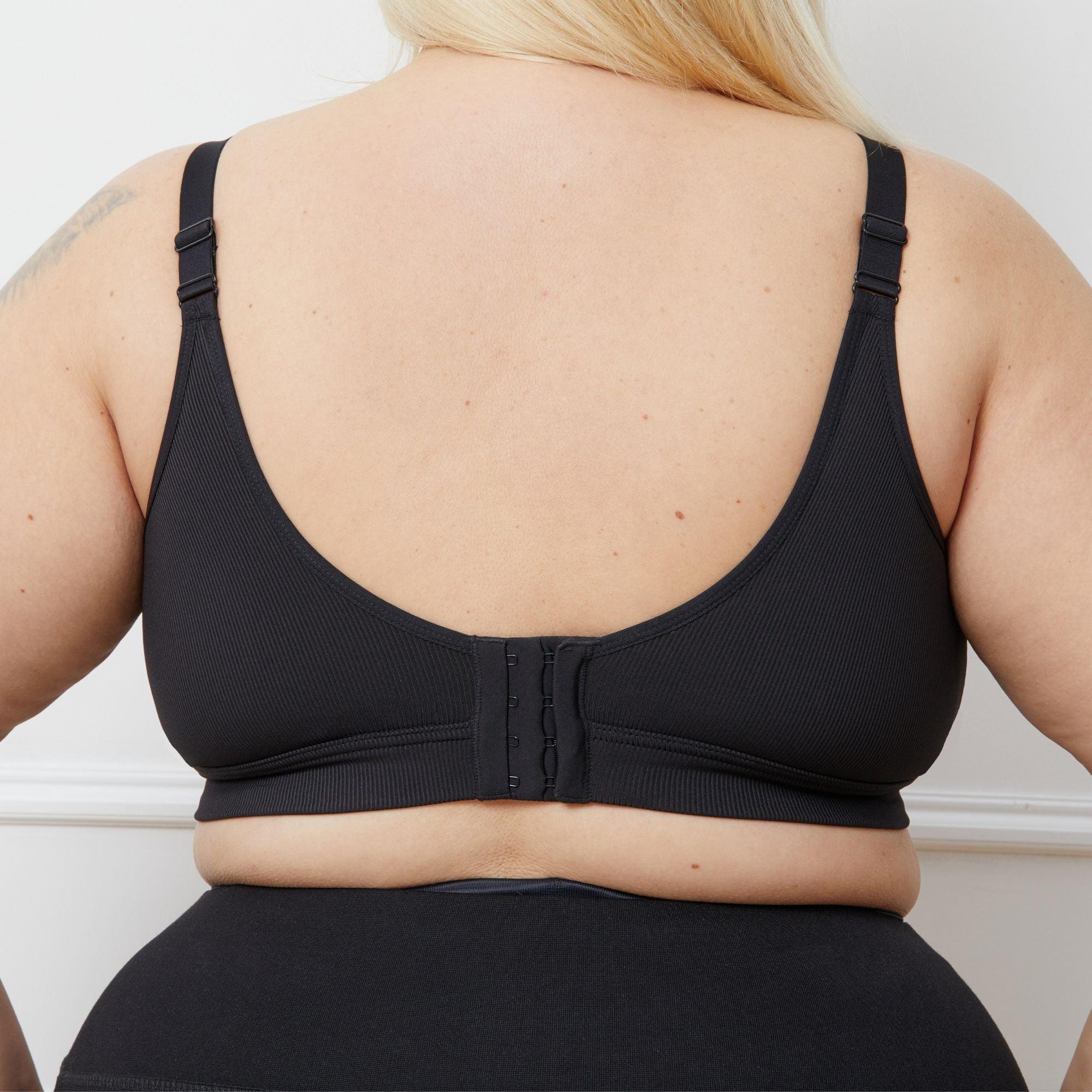 Everyday Ribbed Bra - Black - Zenithce