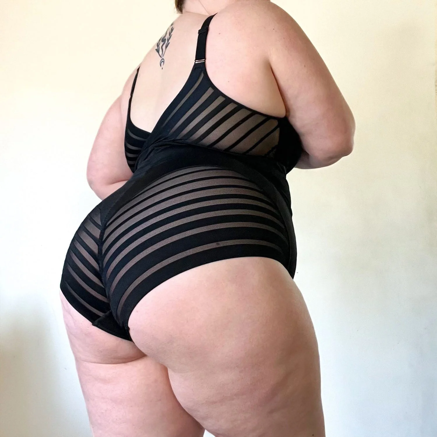 Smoothwear Open Bust Bodysuit - Black - Zenithce