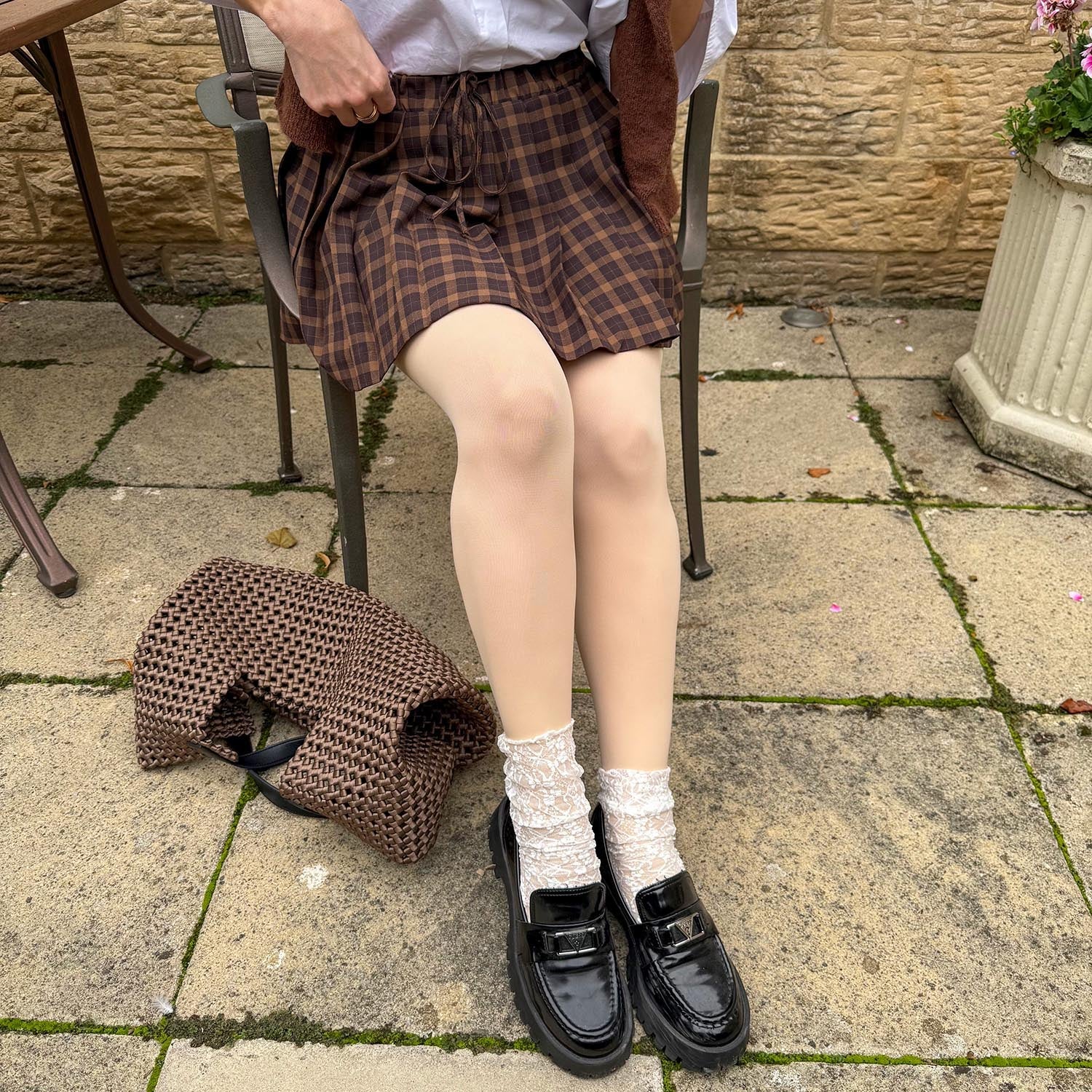 80 Denier Tights - Creamsicle - Zenithce