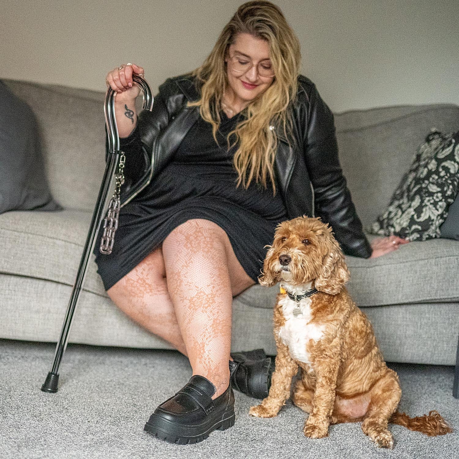 Hot Patootie Fishnets - Mocha Mousse - Zenithce