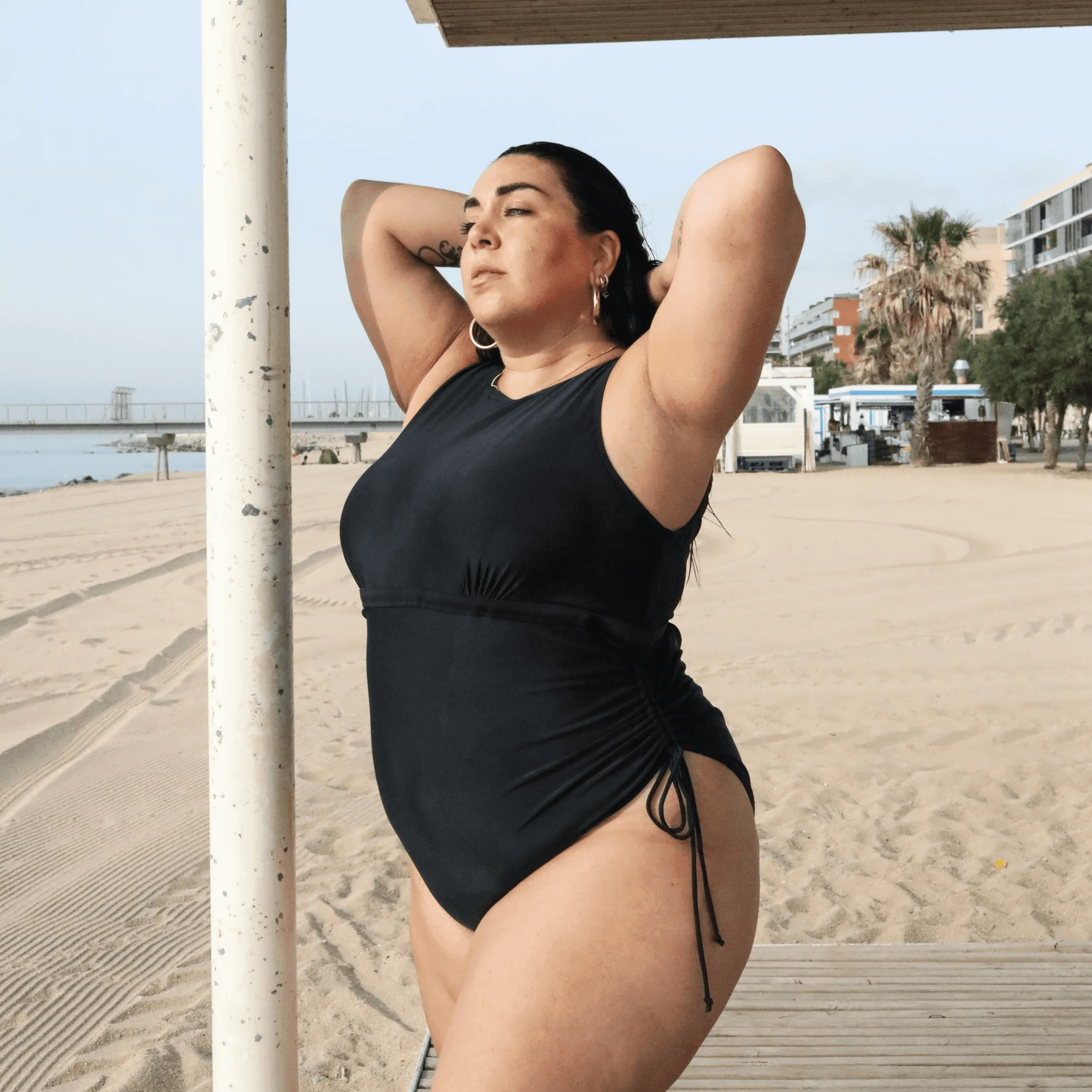 I'll fly with you Swimsuit - Black - Zenithce