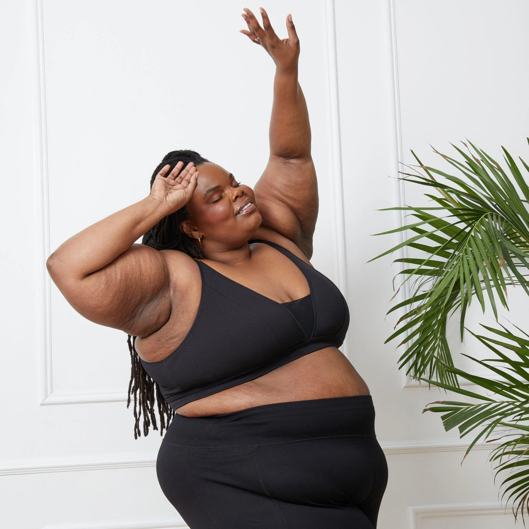 Everyday Ribbed Bra - Black - Zenithce