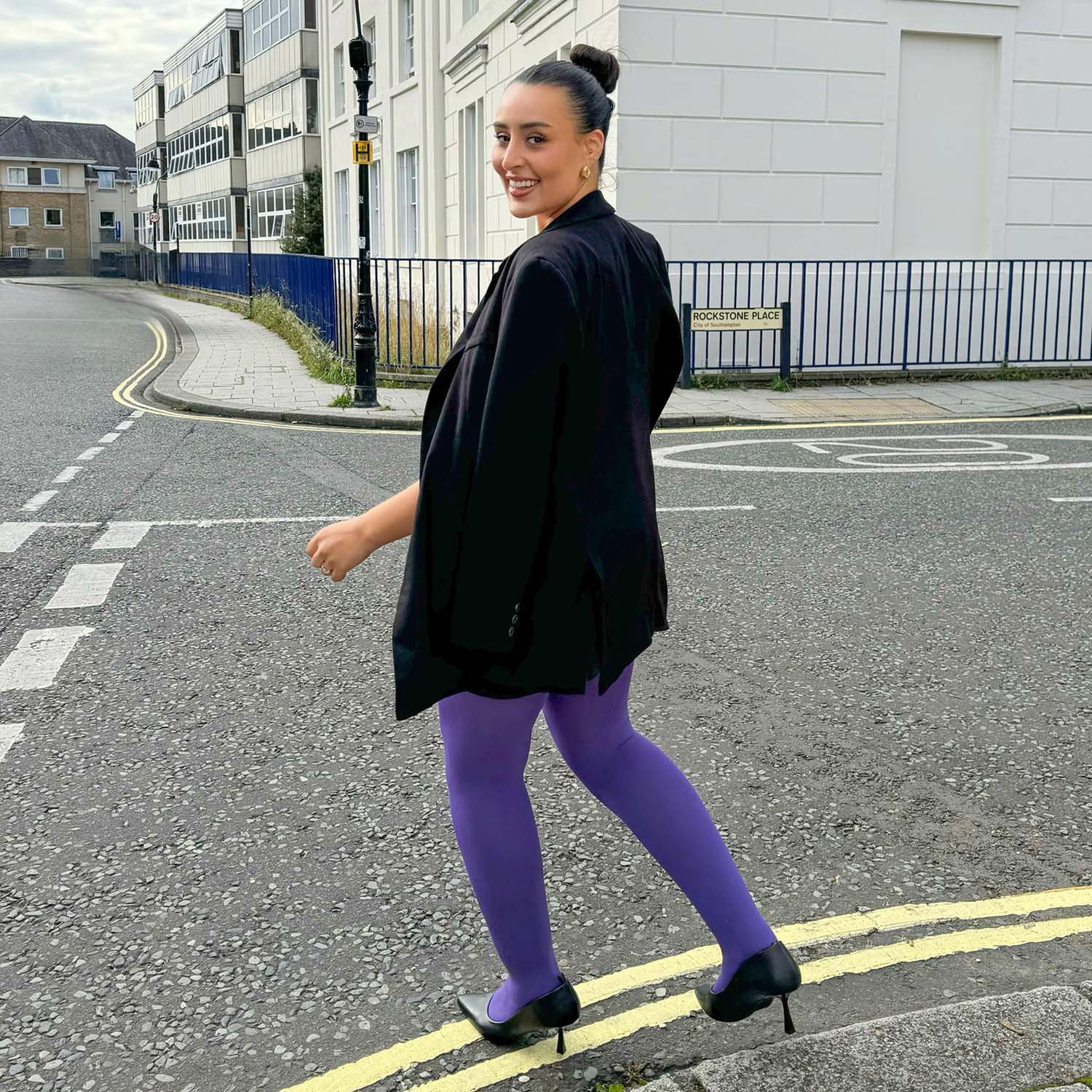 120 Denier Tights - Iris - Zenithce