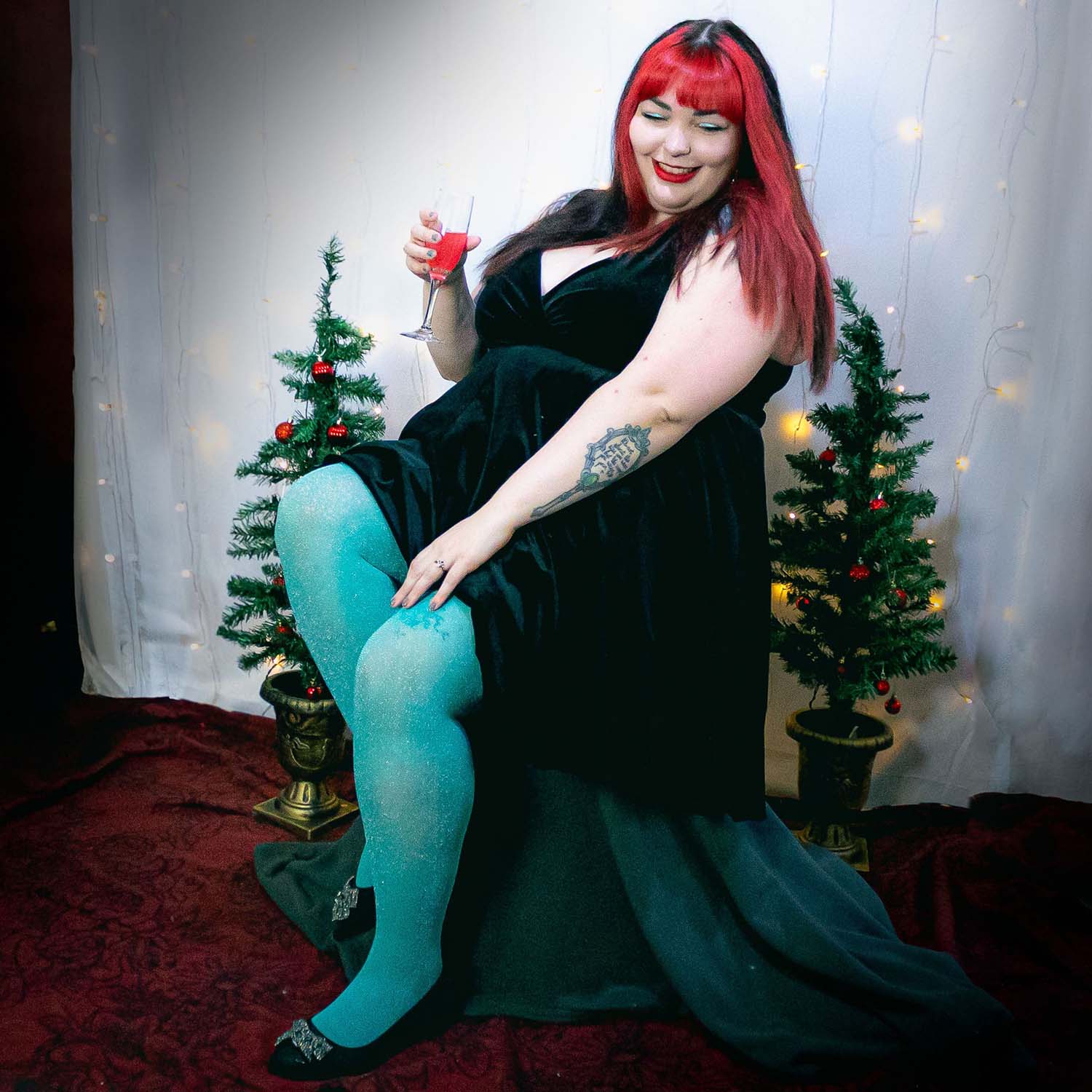 Lux Sparkle Tights - Mosaic - Zenithce