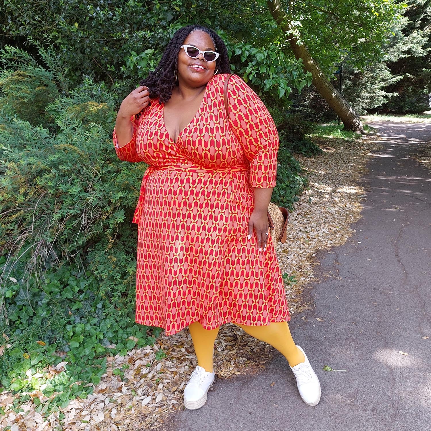 Wrap Dress - Red City - Zenithce