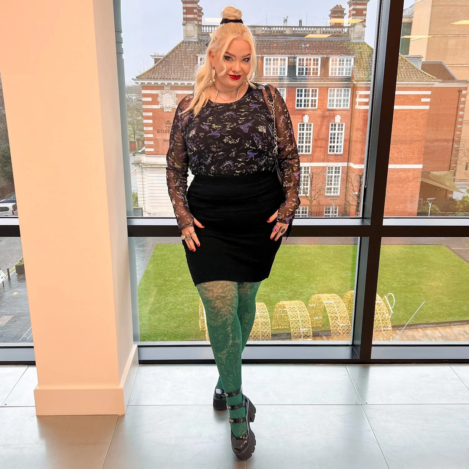 Mini Pencil Skirt - Archean - Zenithce