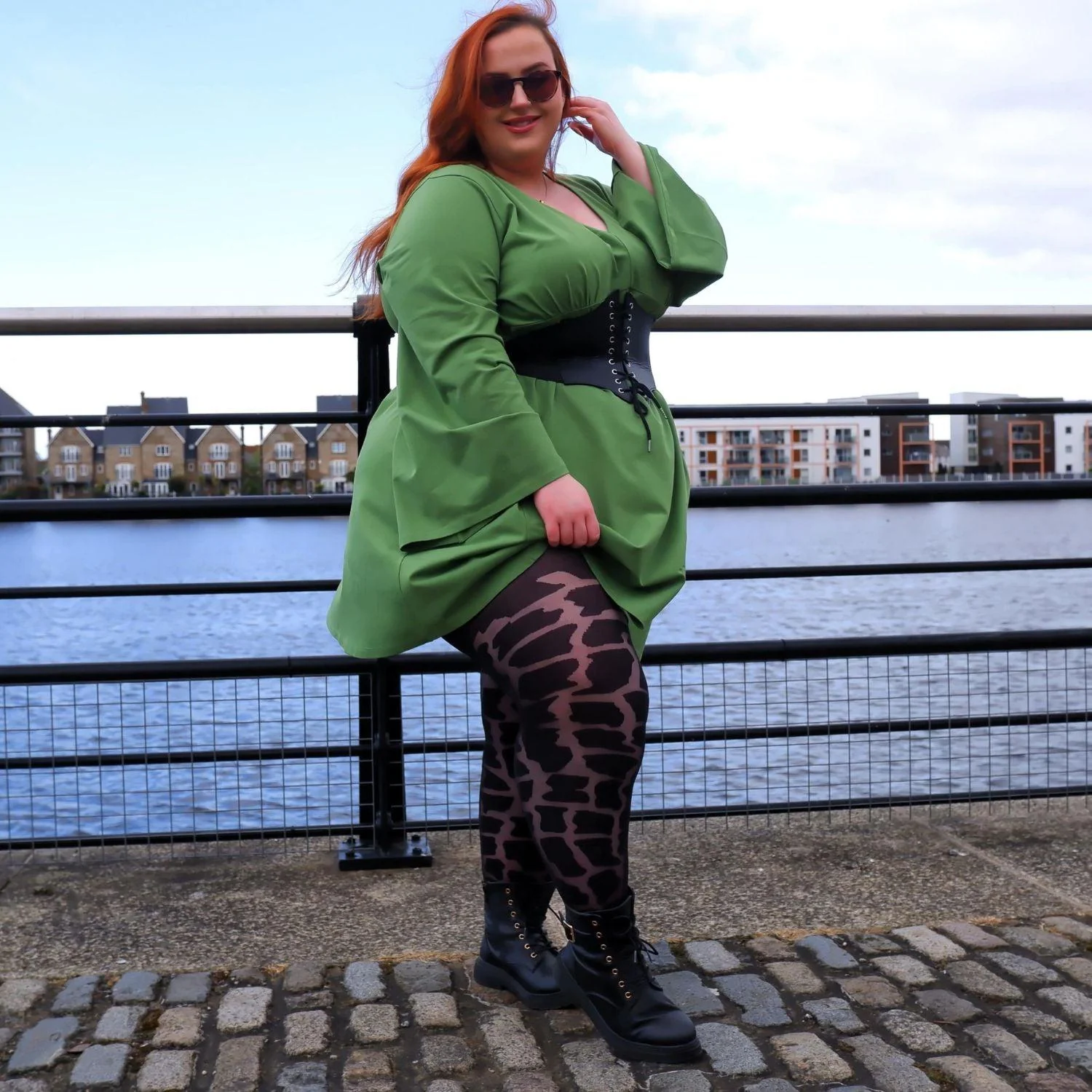 Your HighNess - Giraffe Print Tights - Zenithce