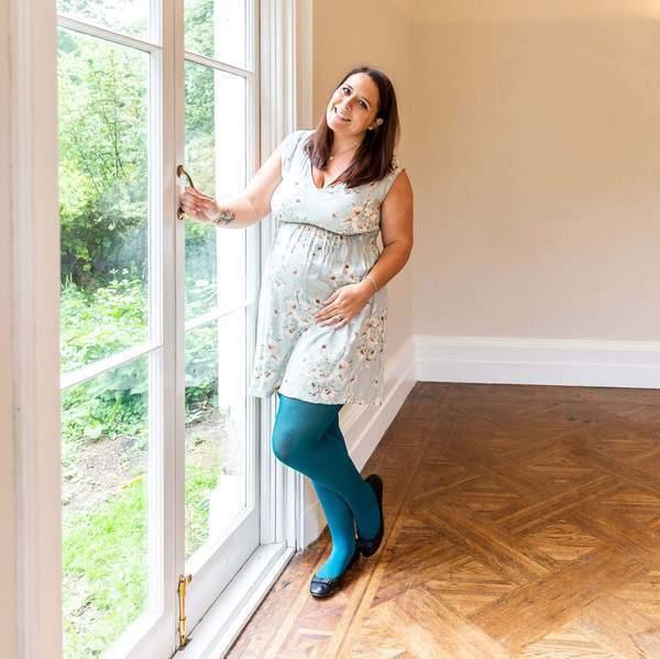 80 Denier Tights - Blueberry Muffin - Zenithce