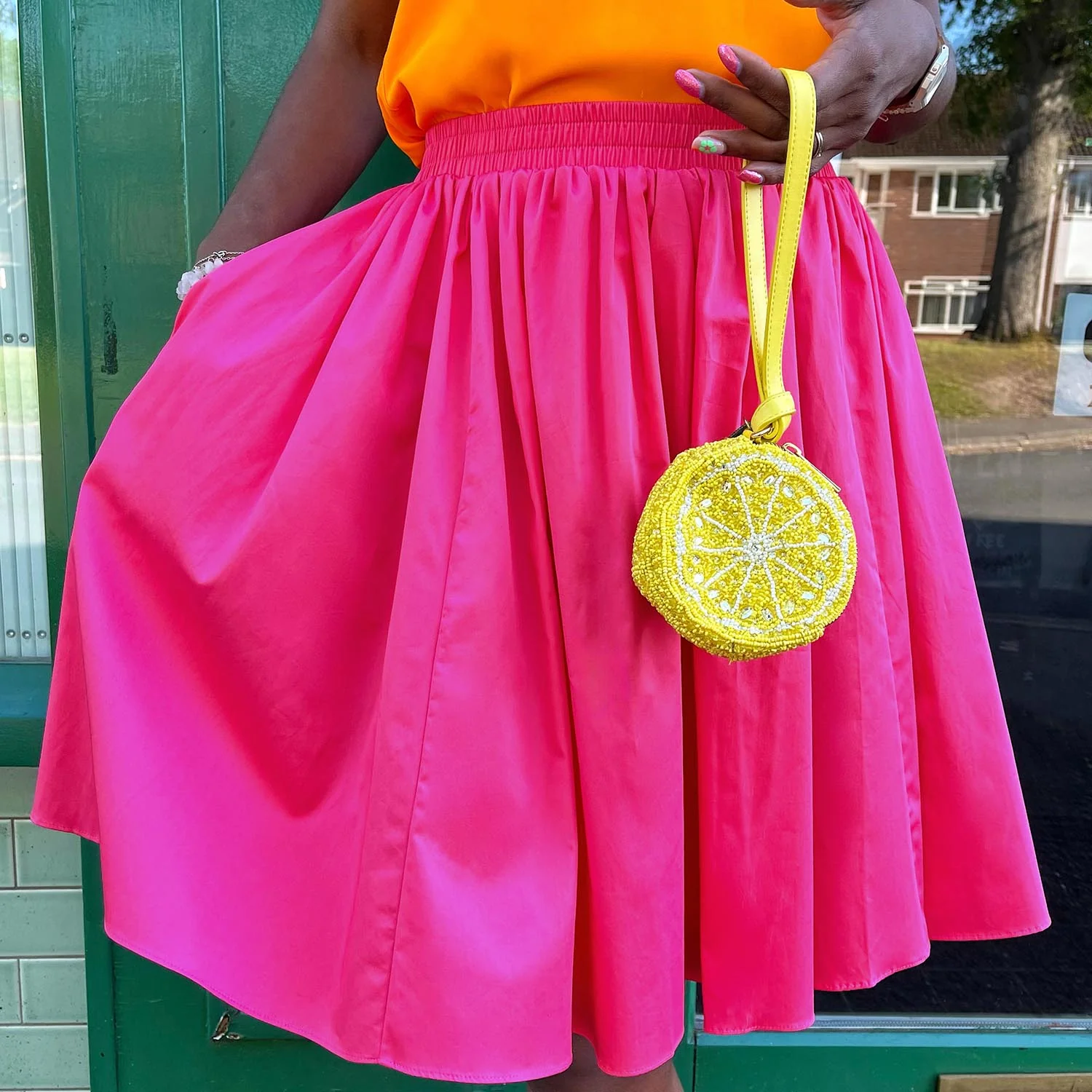 Poplin Skirt - Bubblegum - Zenithce