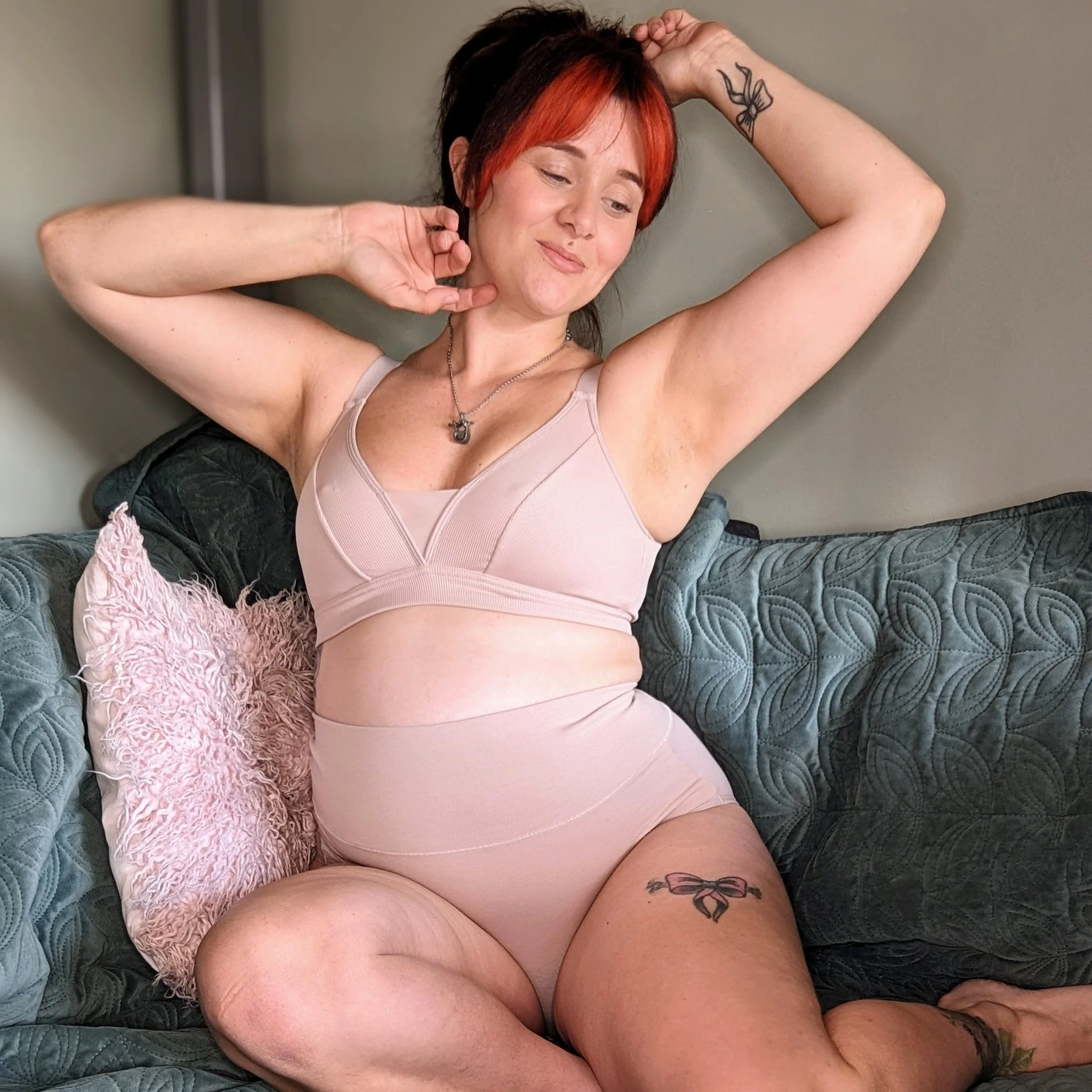 Everyday Ribbed Bra - Milk Bottle - Zenithce