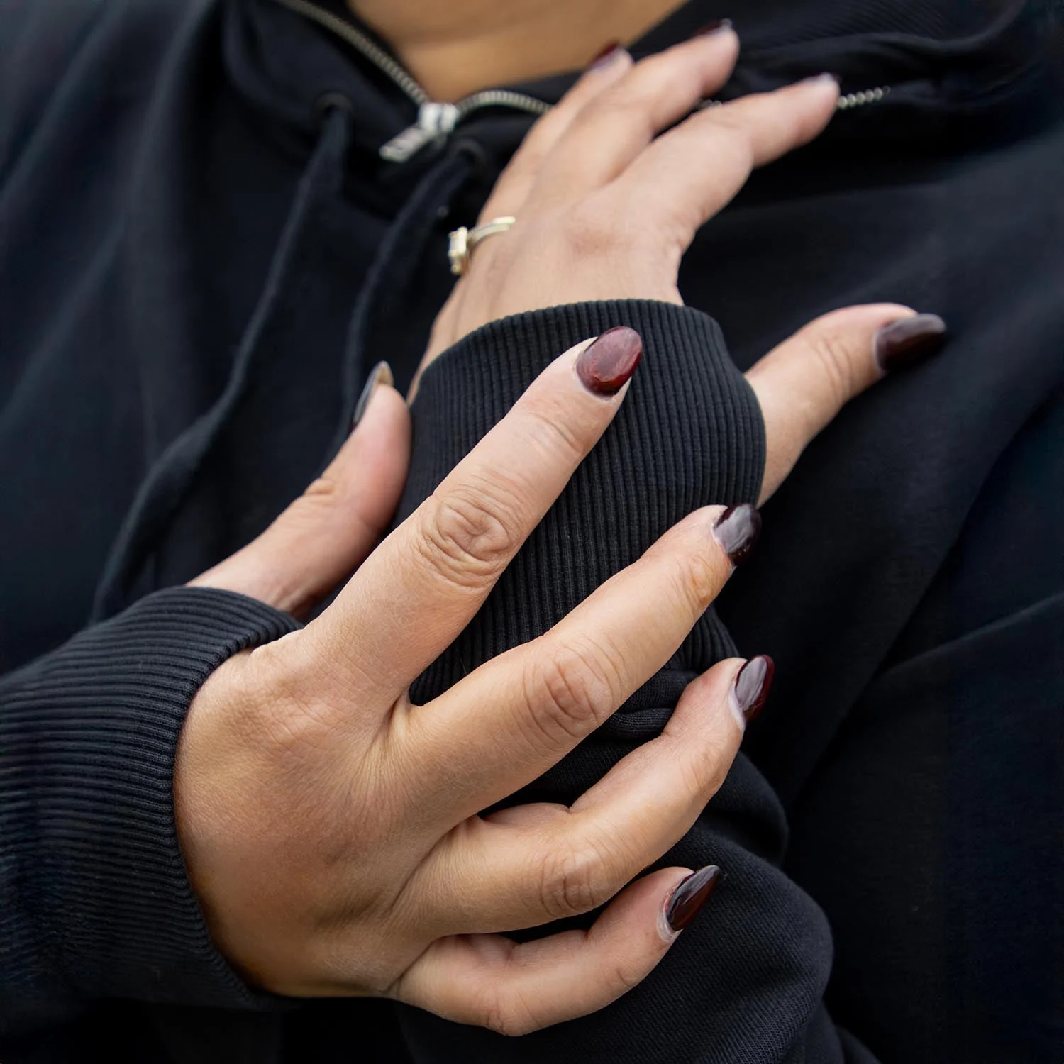 Organic Cotton Cropped Hoodie with Bow Back - Zenithce