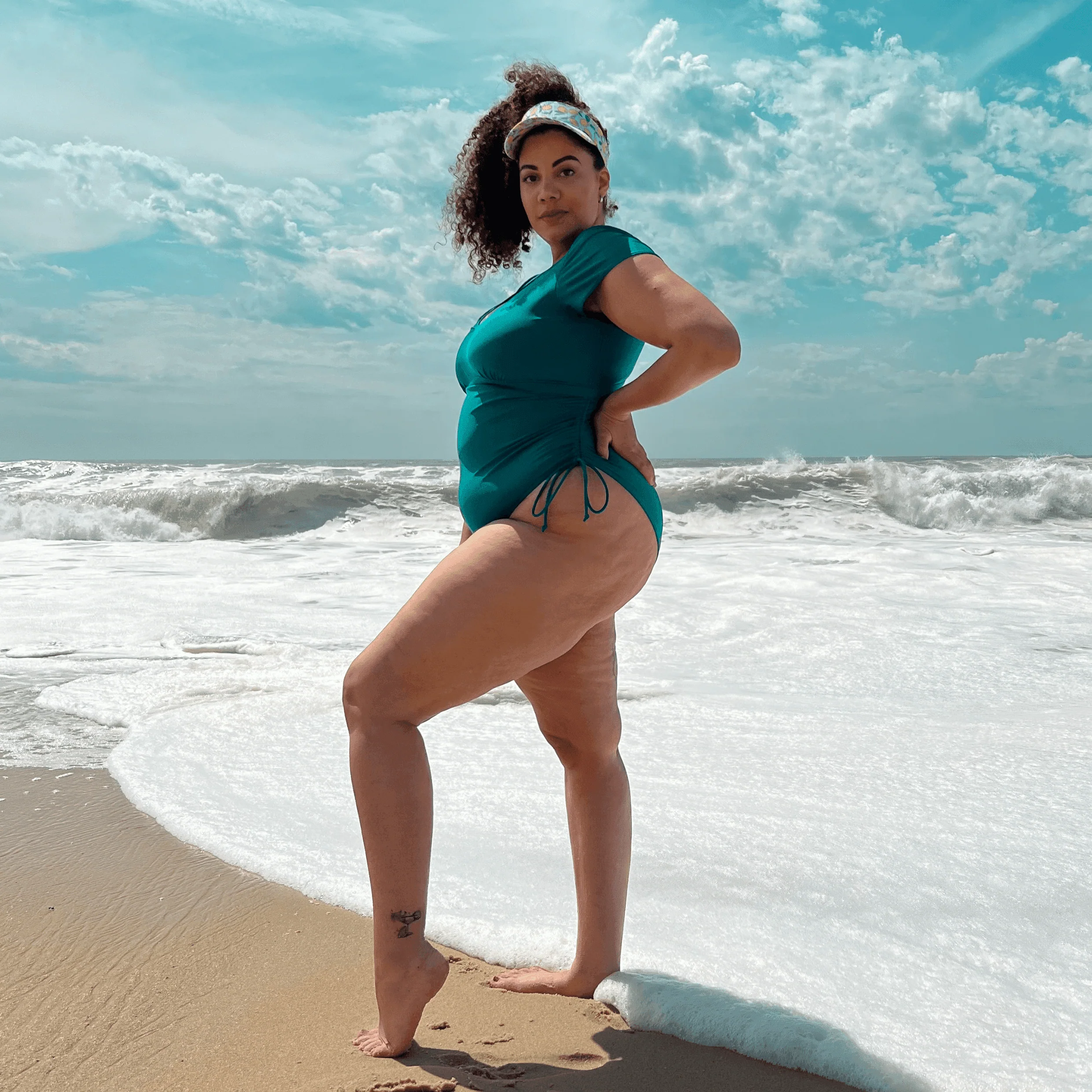 Show me the money Swimsuit - Teal - Zenithce