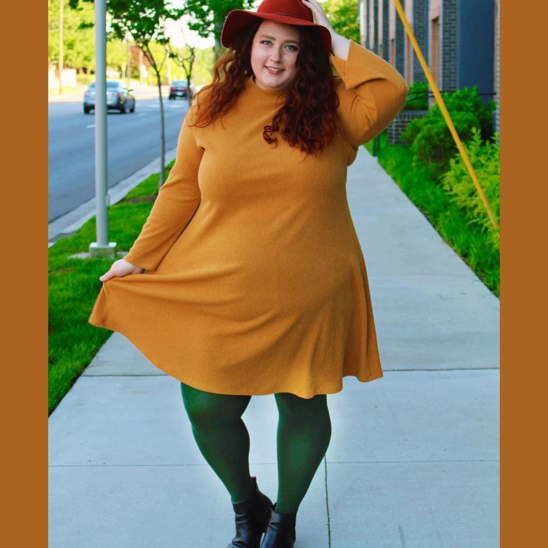 80 Denier Tights - Hit the Bottle Green - Zenithce