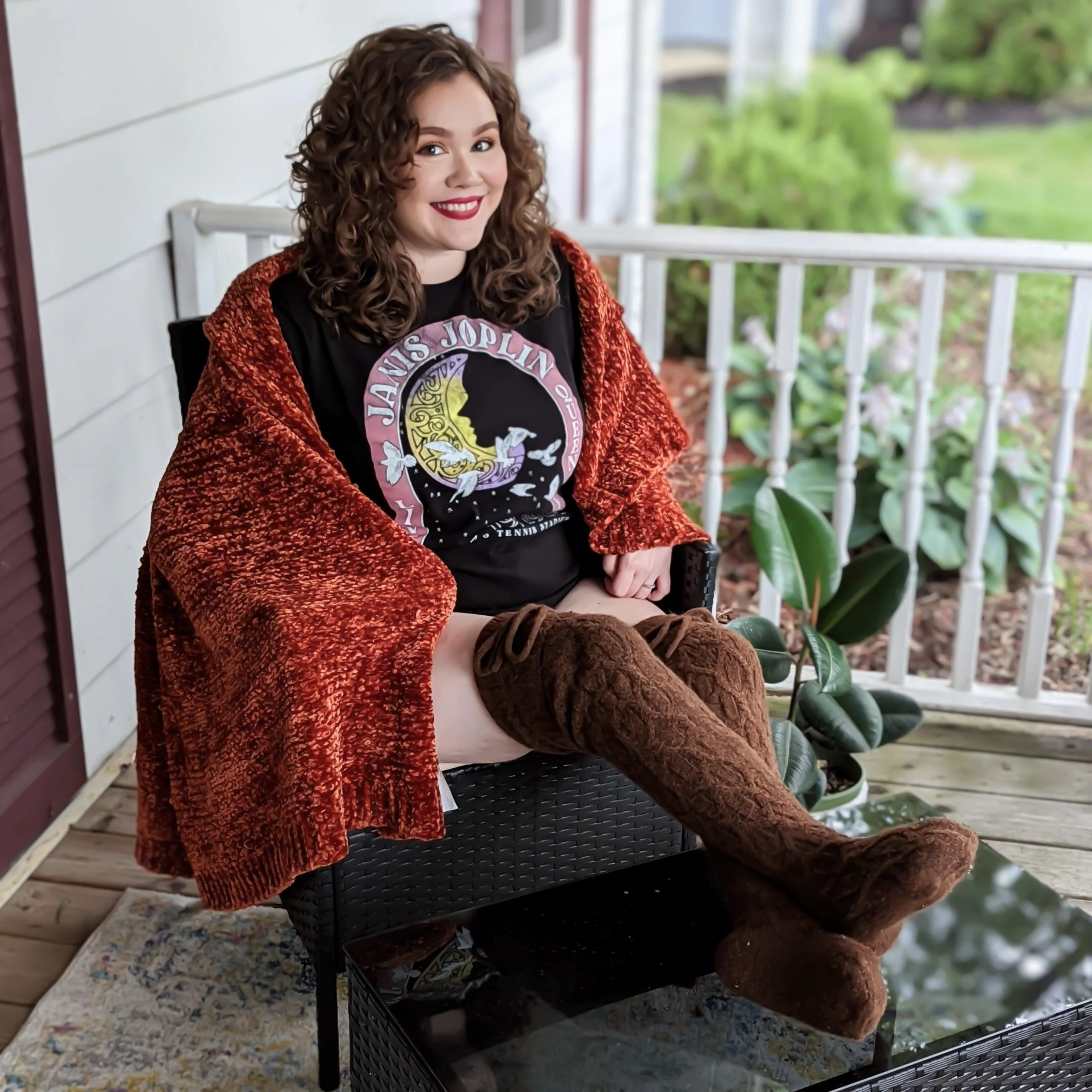 Thigh High Socks - Hot Chocolate - Zenithce