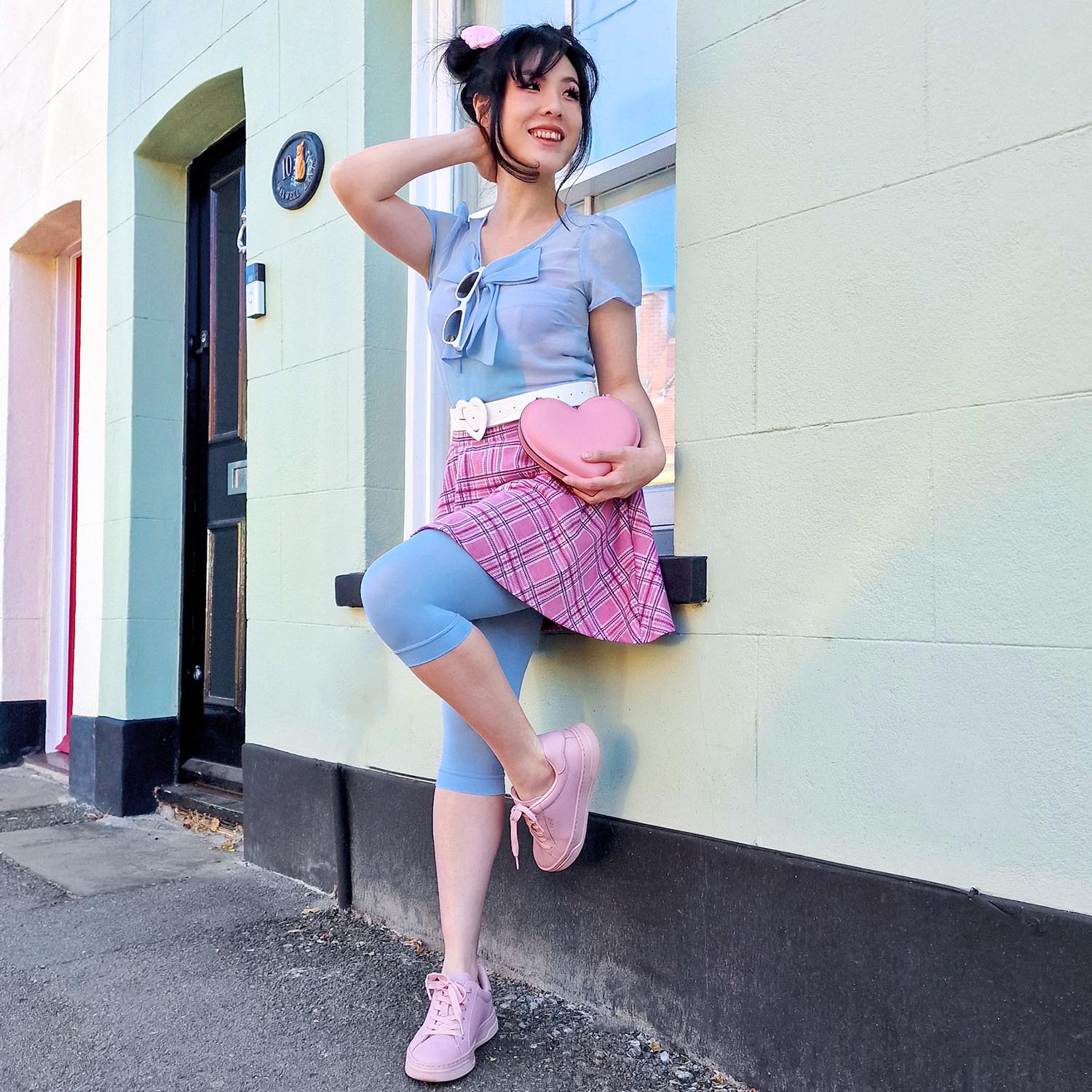 Stay Cool Capri Tights - Ice Blast - Zenithce