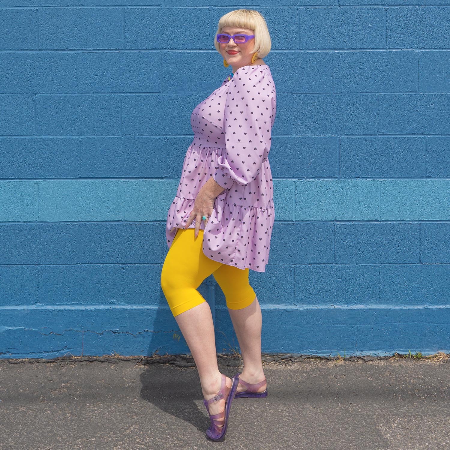 Stay Cool Capri Tights - Lemon - Zenithce