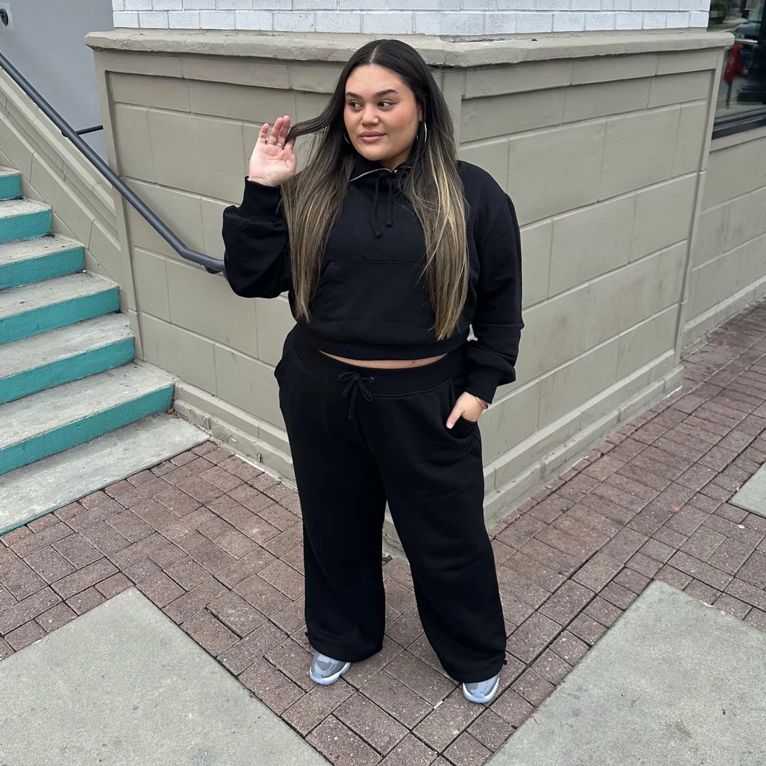 Organic Cotton Adjustable Joggers - Black - Zenithce