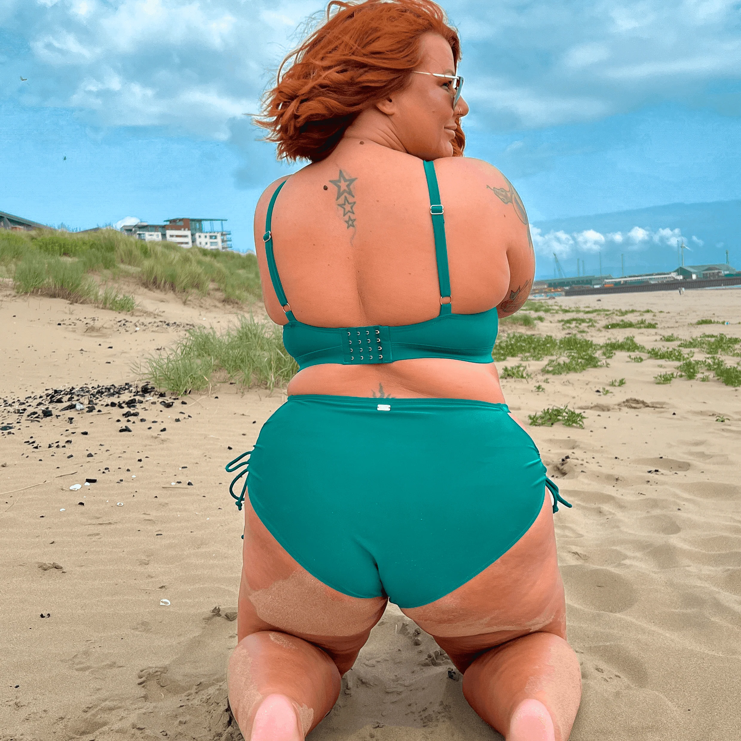 What Babe? Bikini Bottoms - Teal - Zenithce