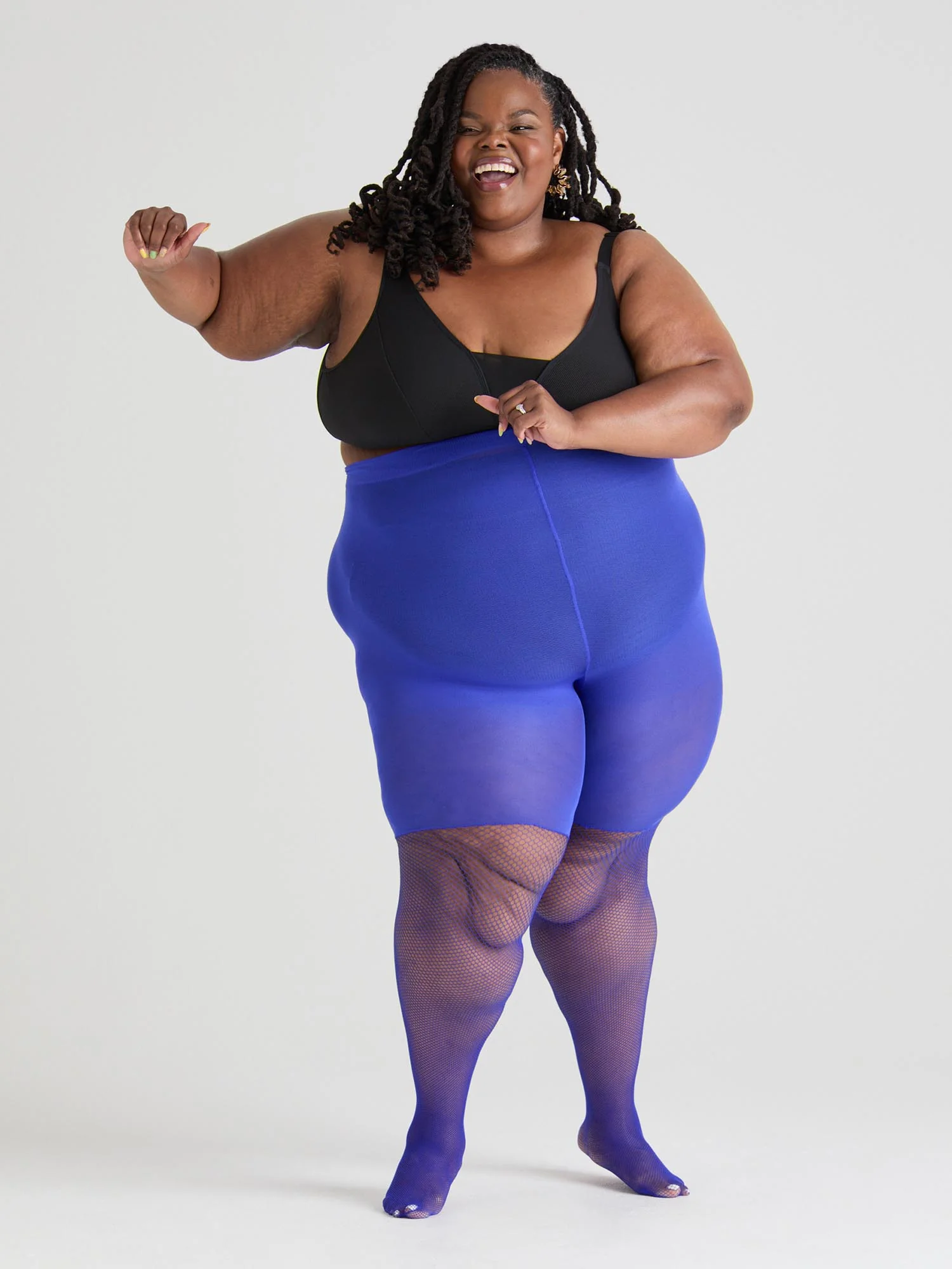 Thighs the Limit Fishnets - Arabesque - Zenithce