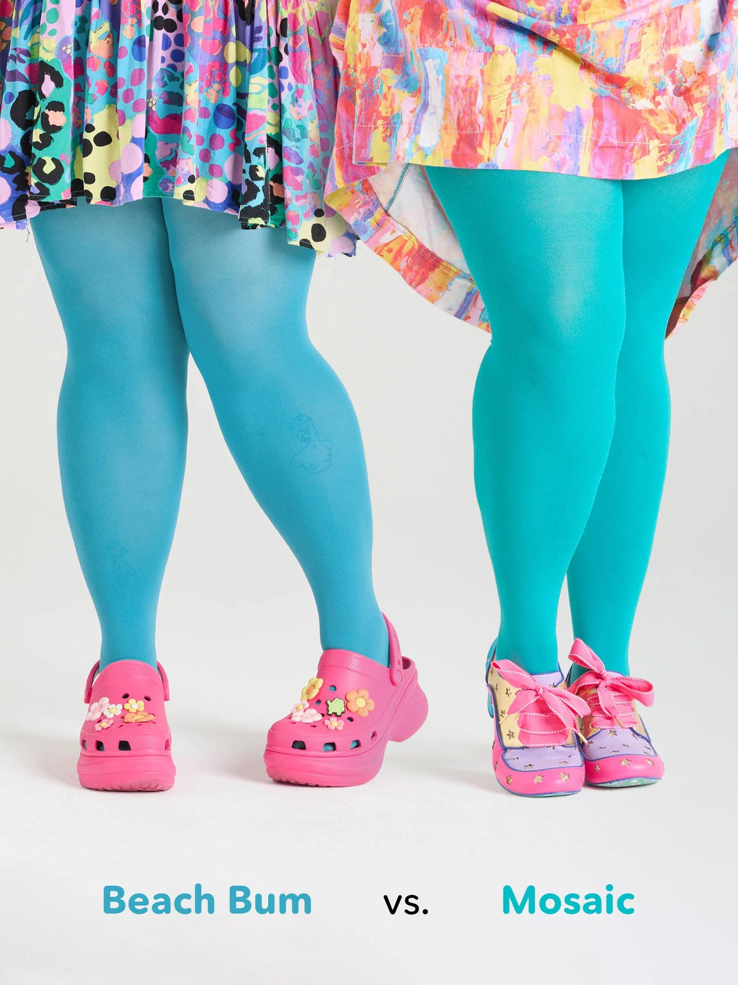 80 Denier Tights - Mosaic - Zenithce