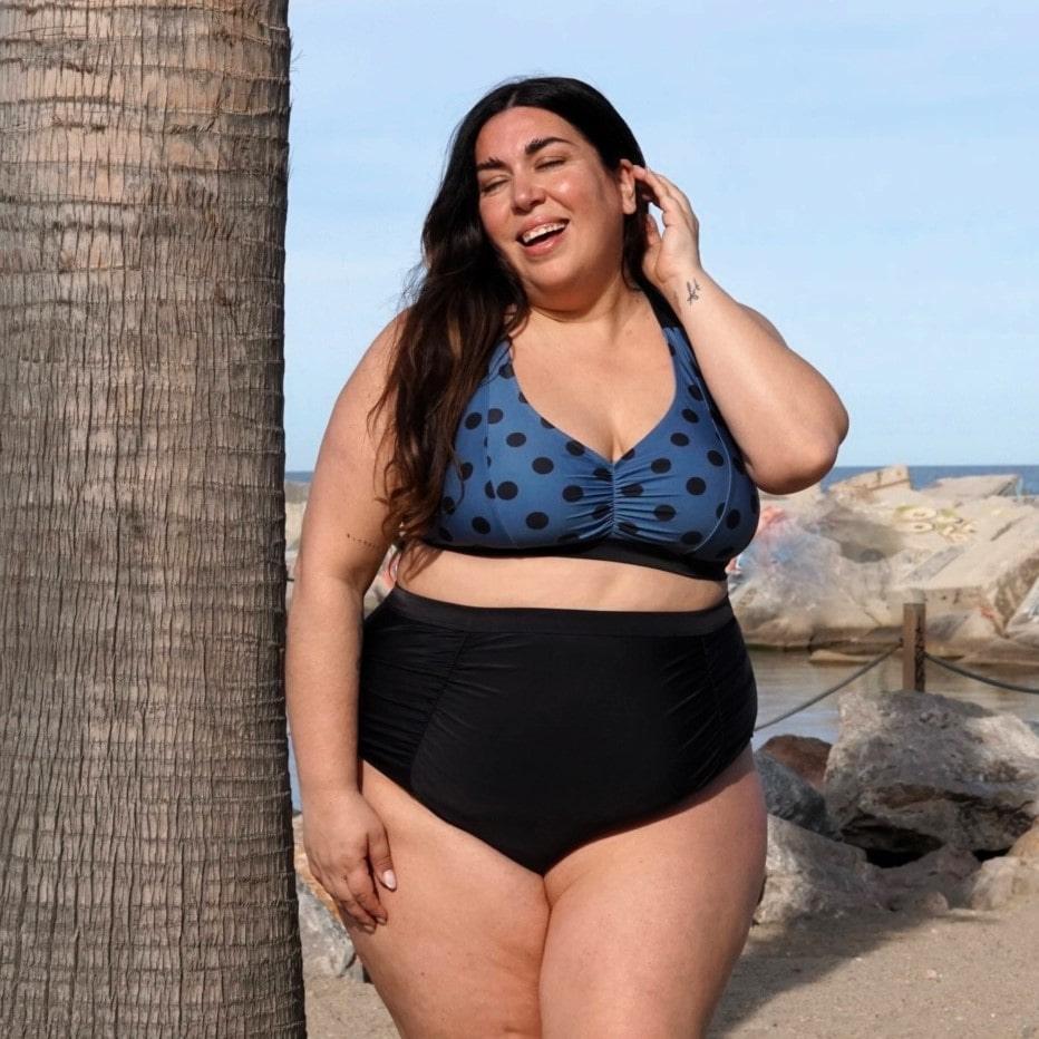 There Can Be Only One Bikini Top - Polka - Zenithce