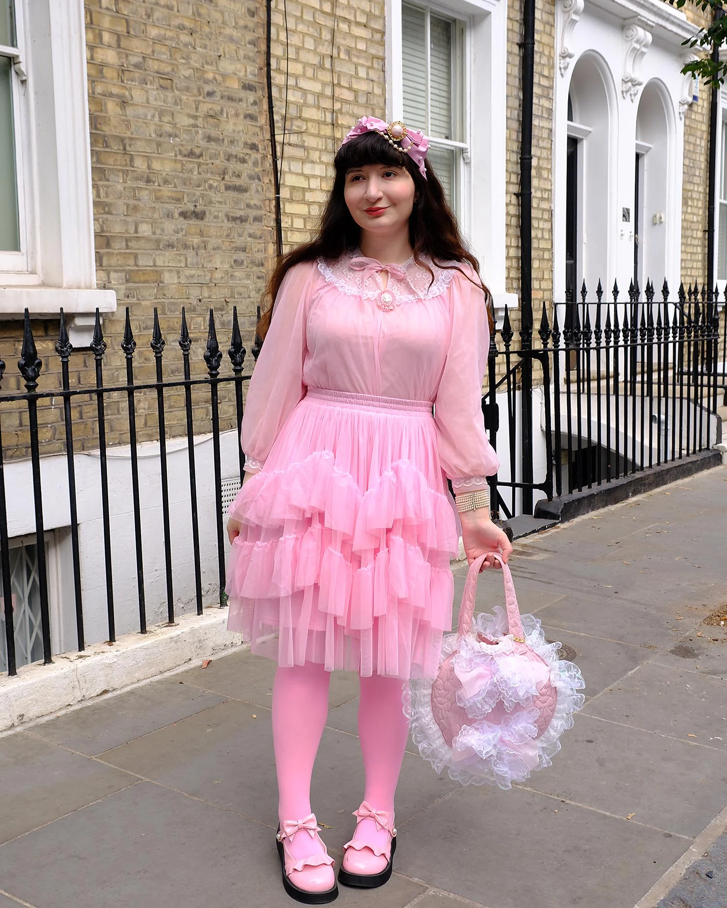 Mesh Skirt - Flushing Pink - Zenithce