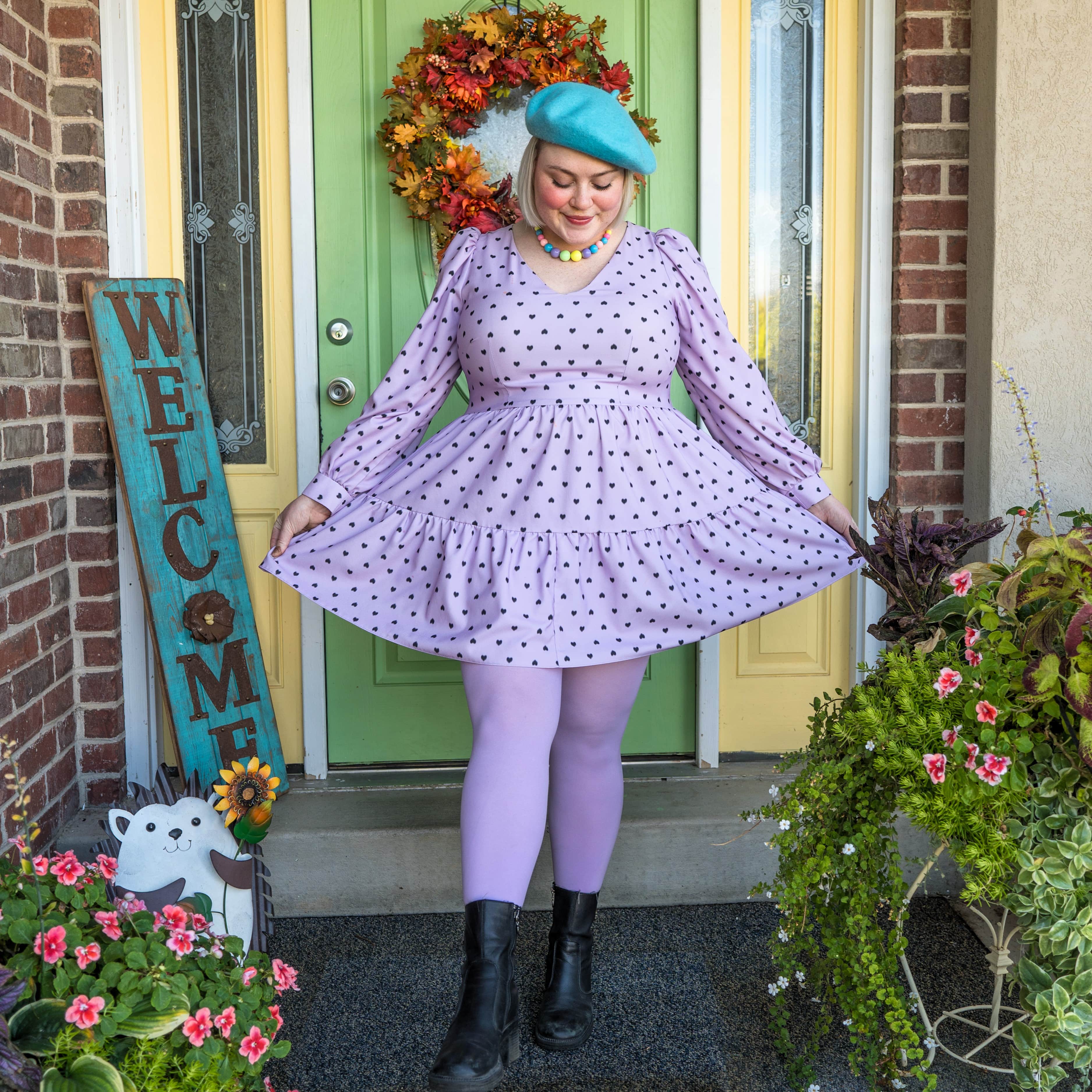 120 Denier Tights - Wisteria - Zenithce