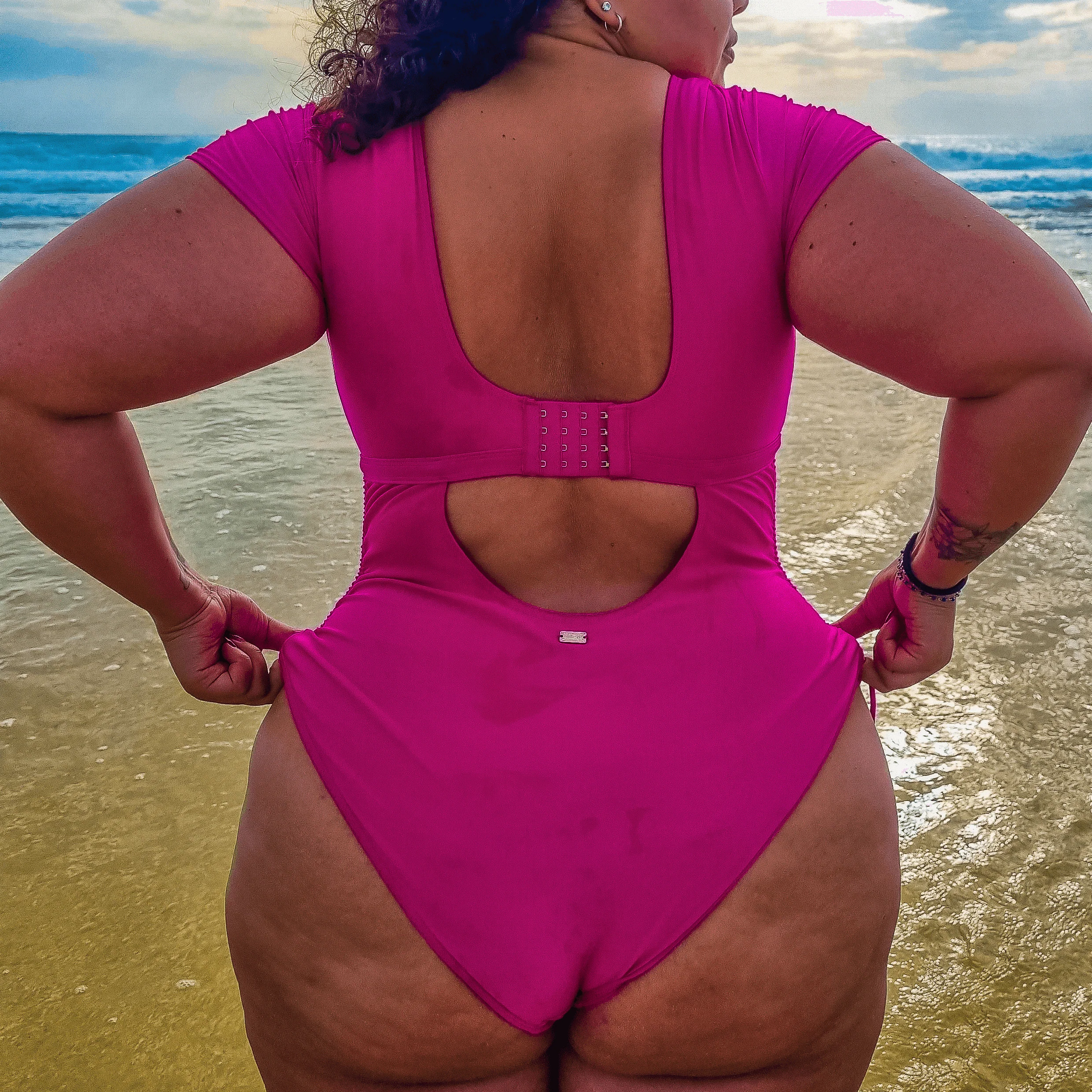 Show me the money Swimsuit - Hot Pink - Zenithce