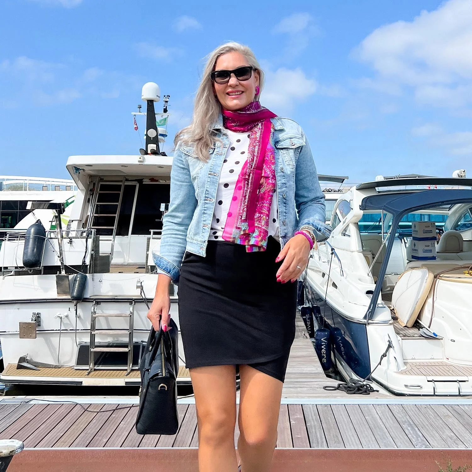 Tulip Mini Skirt - Black - Zenithce