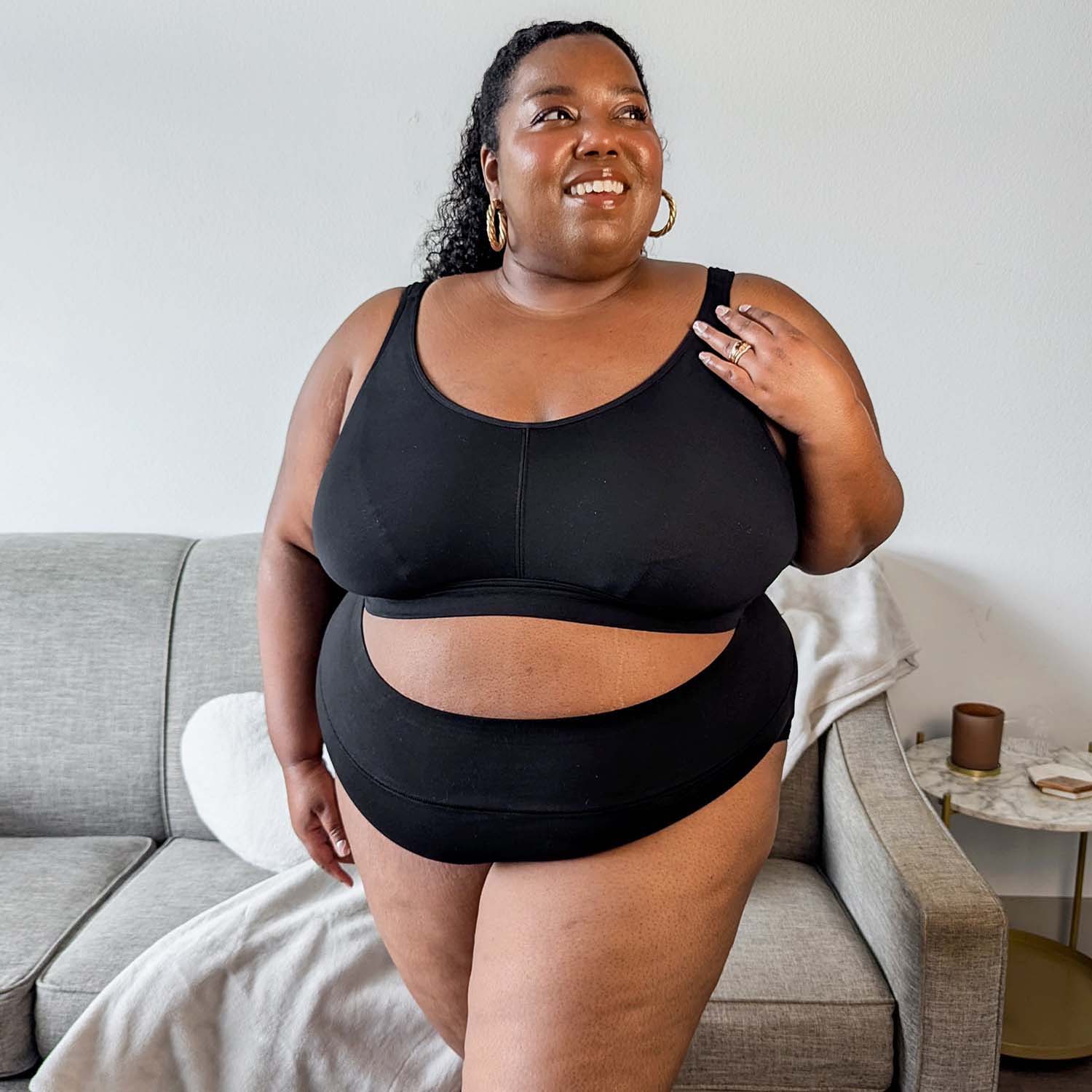 Full Brief Knickers - 3 Pairs in Black - Zenithce