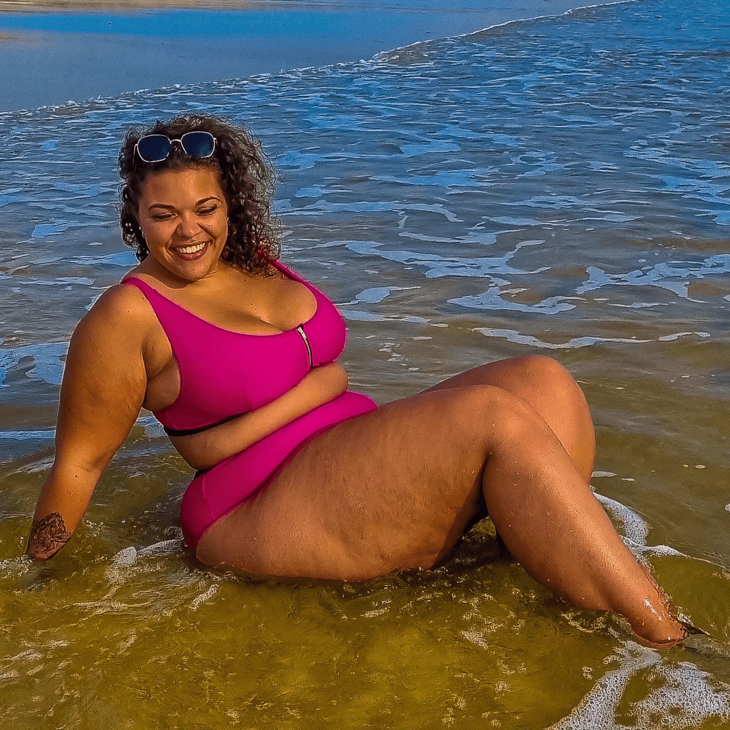 Hasta La Vista Bikini Top - Hot Pink - Zenithce