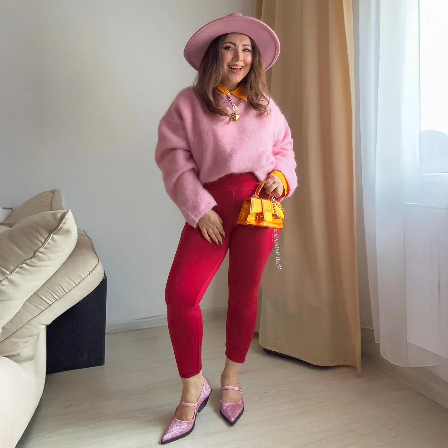 Squat-Proof Leggings - Blood Red - Zenithce