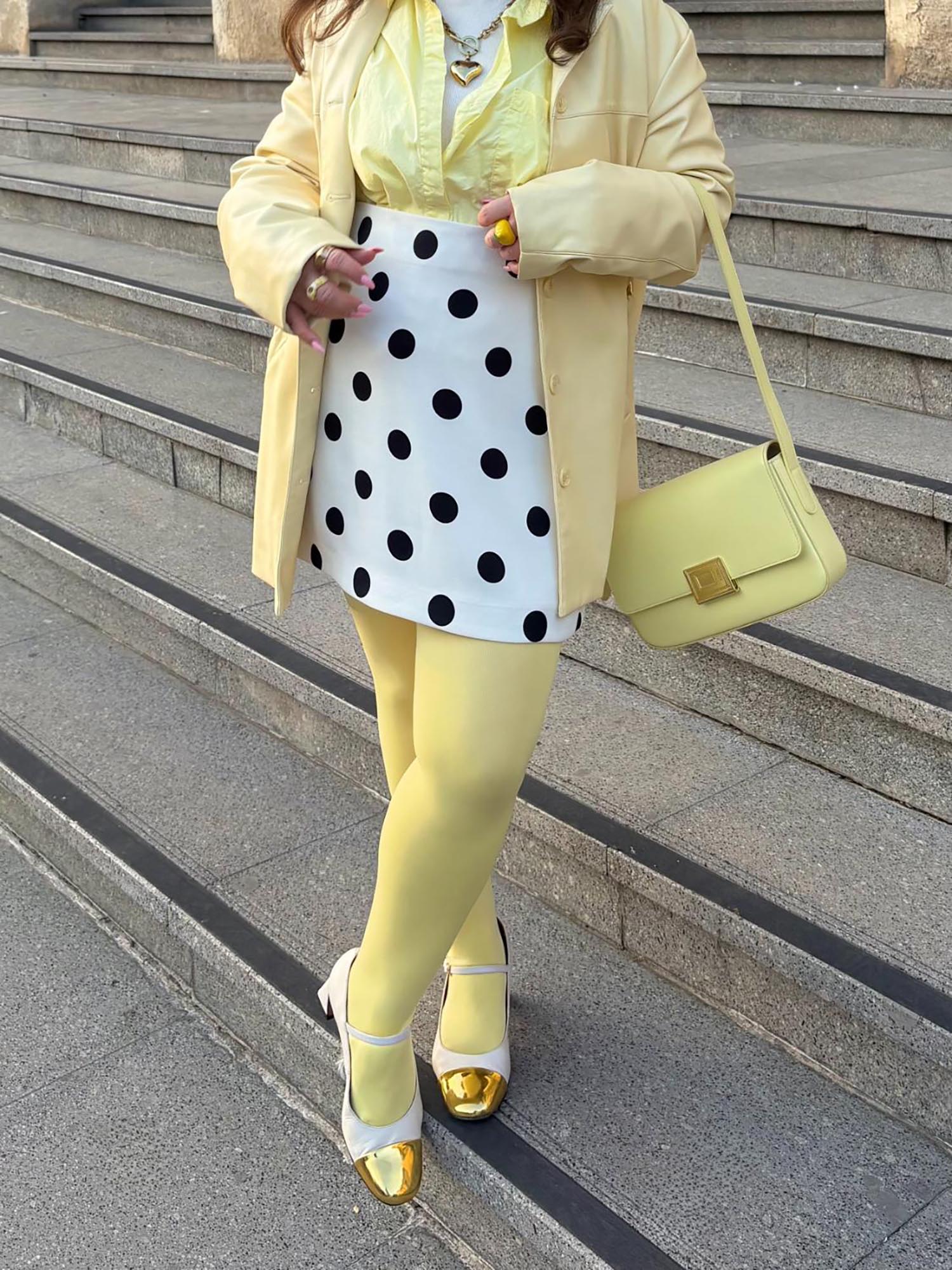 120 Denier Tights - Butter - Zenithce