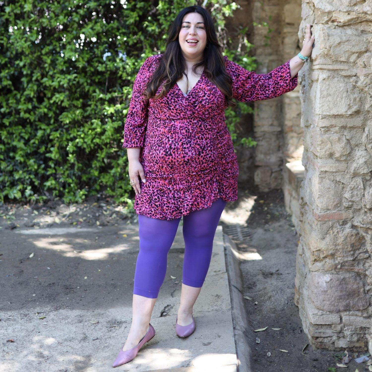 Stay Cool Capri Tights - Iris - Zenithce