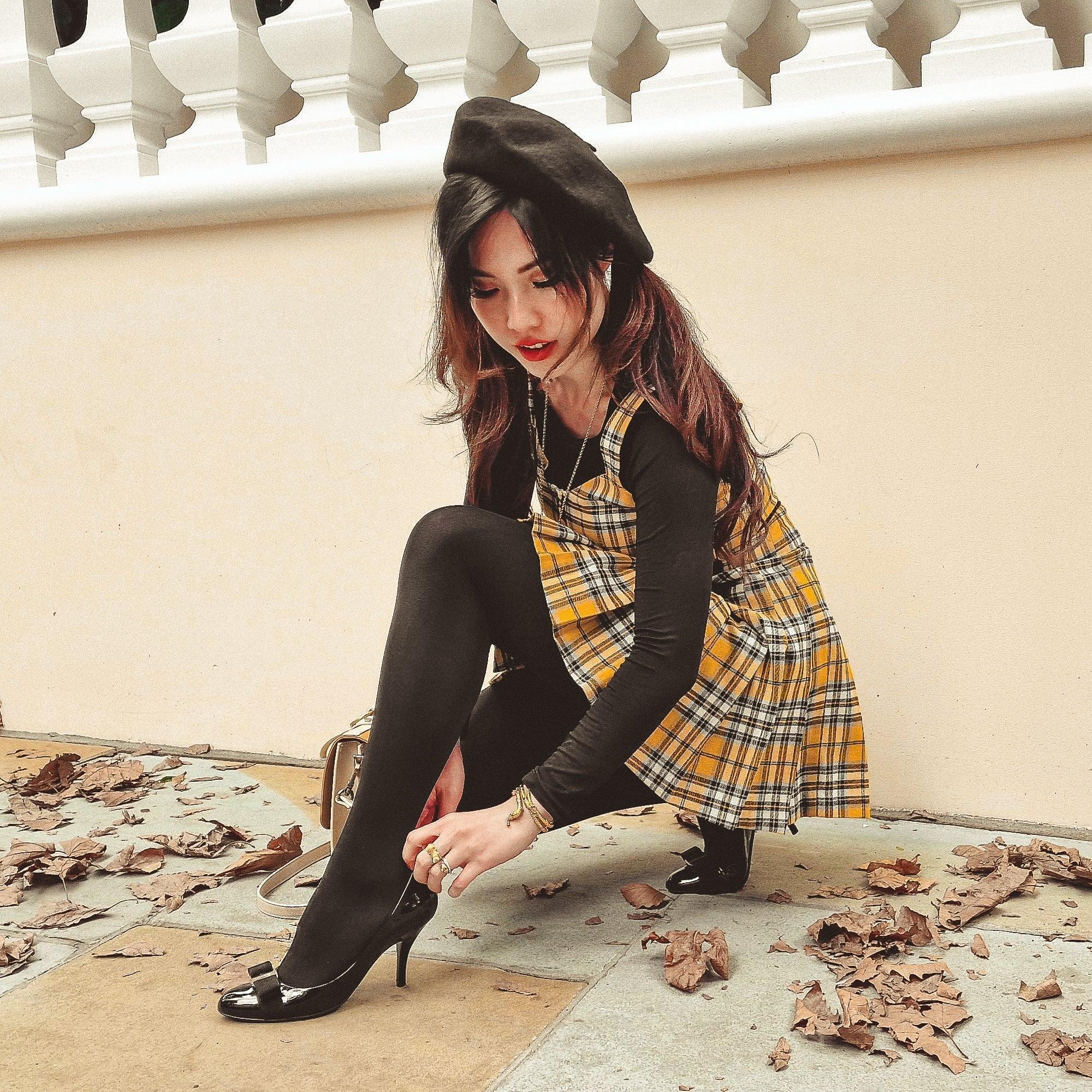 80 Denier Tights - Black - Zenithce