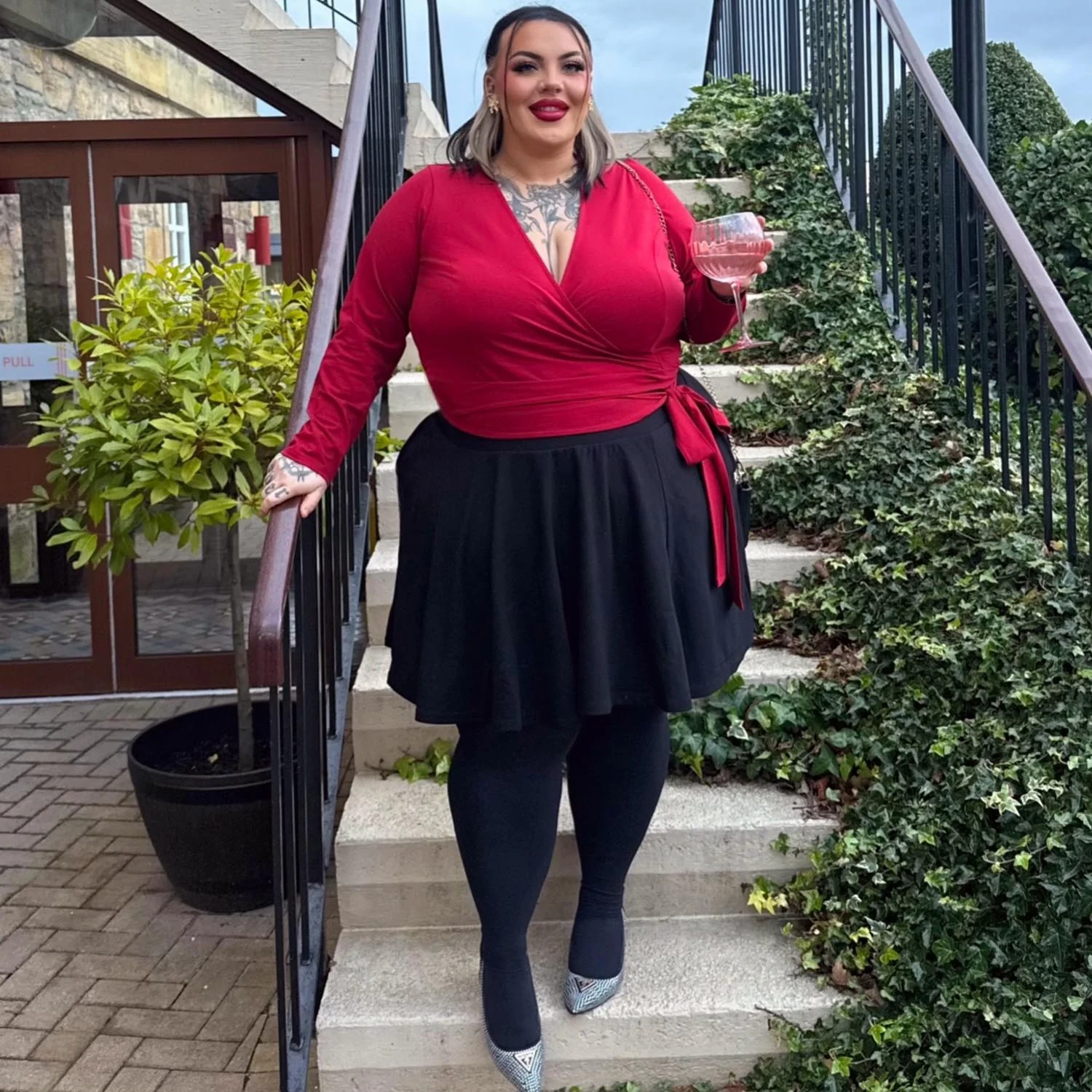 Mini-Flare Skirt - Black (V2) - Zenithce