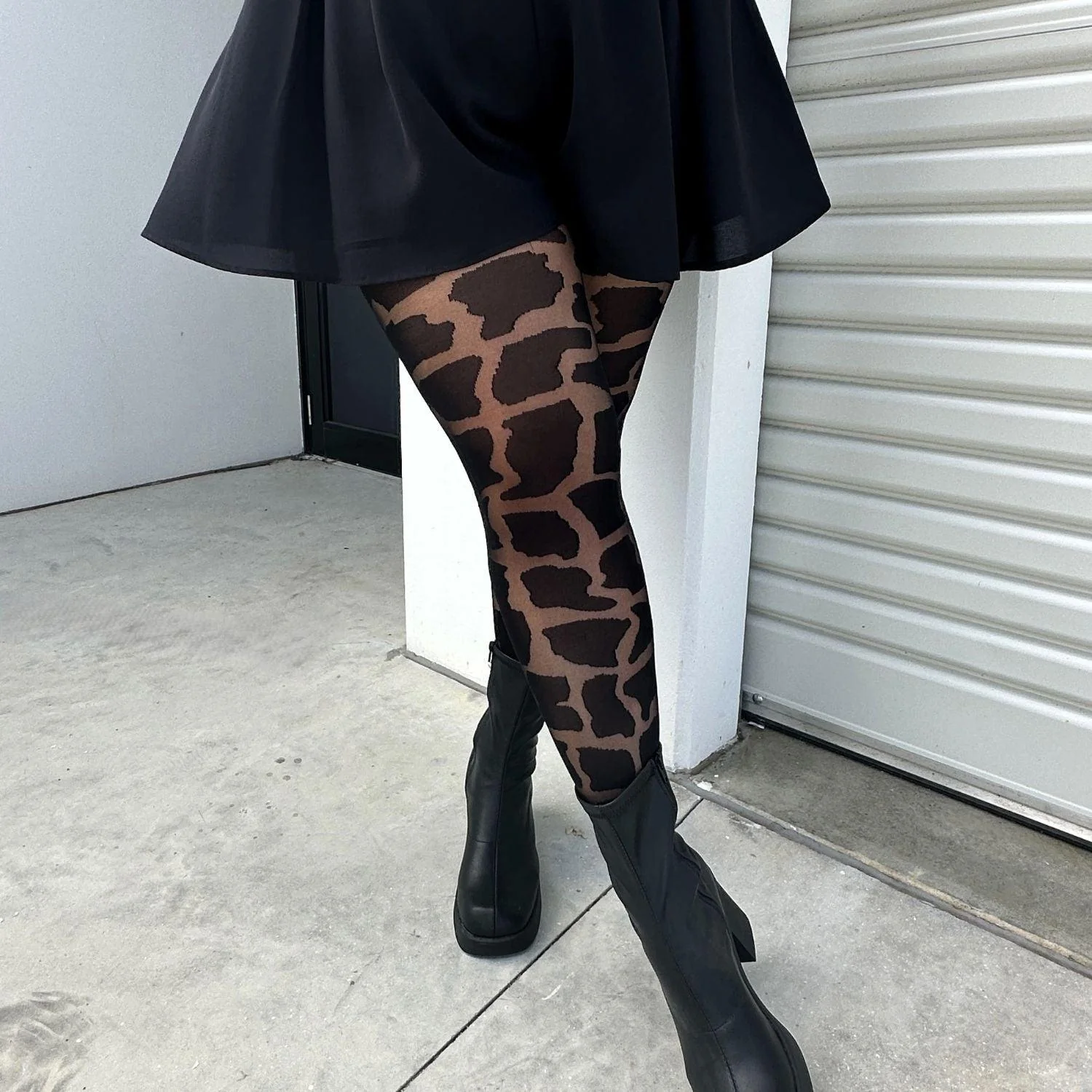 Your HighNess - Giraffe Print Tights - Zenithce