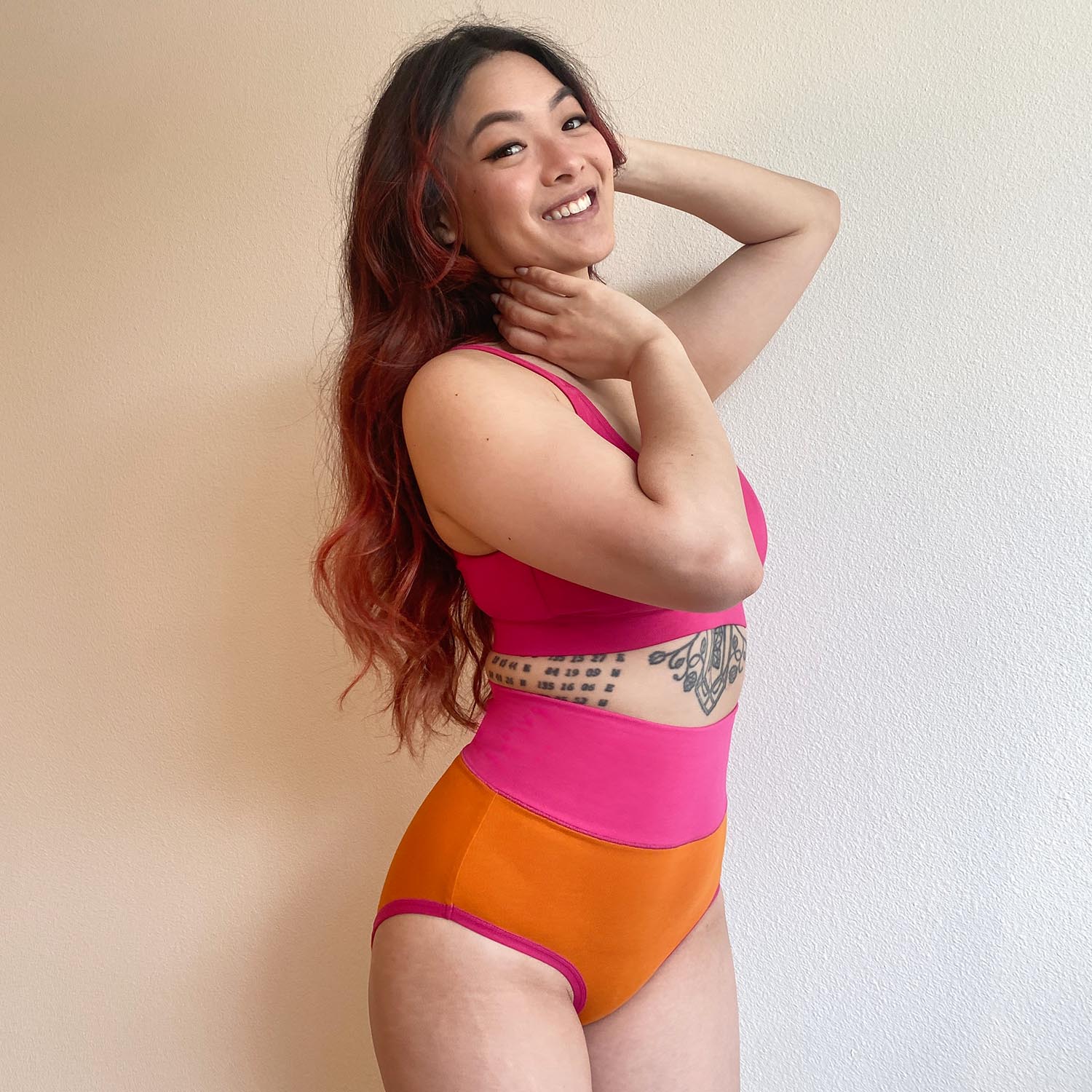 Organic Cotton Full Brief Duo Knickers - Papaya & Barbara - Zenithce