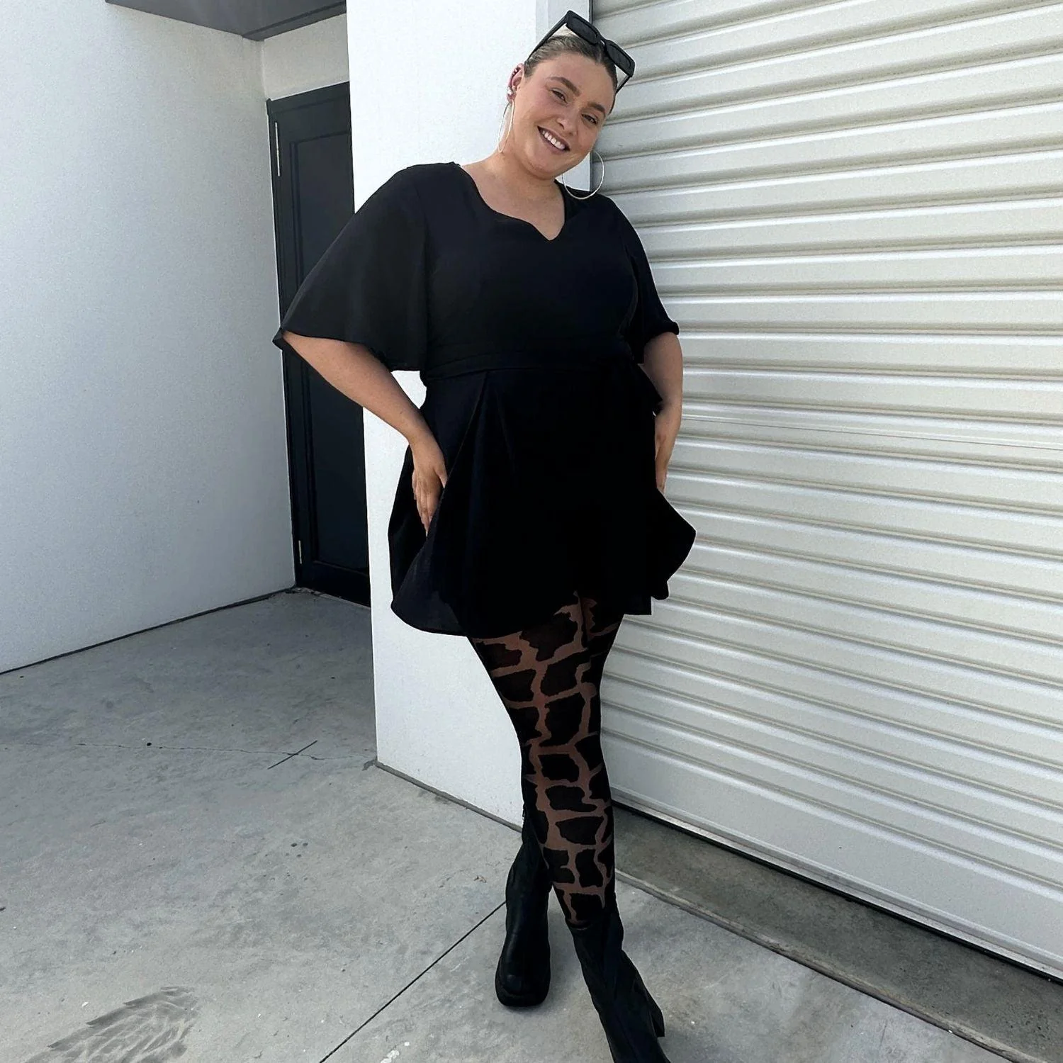 Your HighNess - Giraffe Print Tights - Zenithce