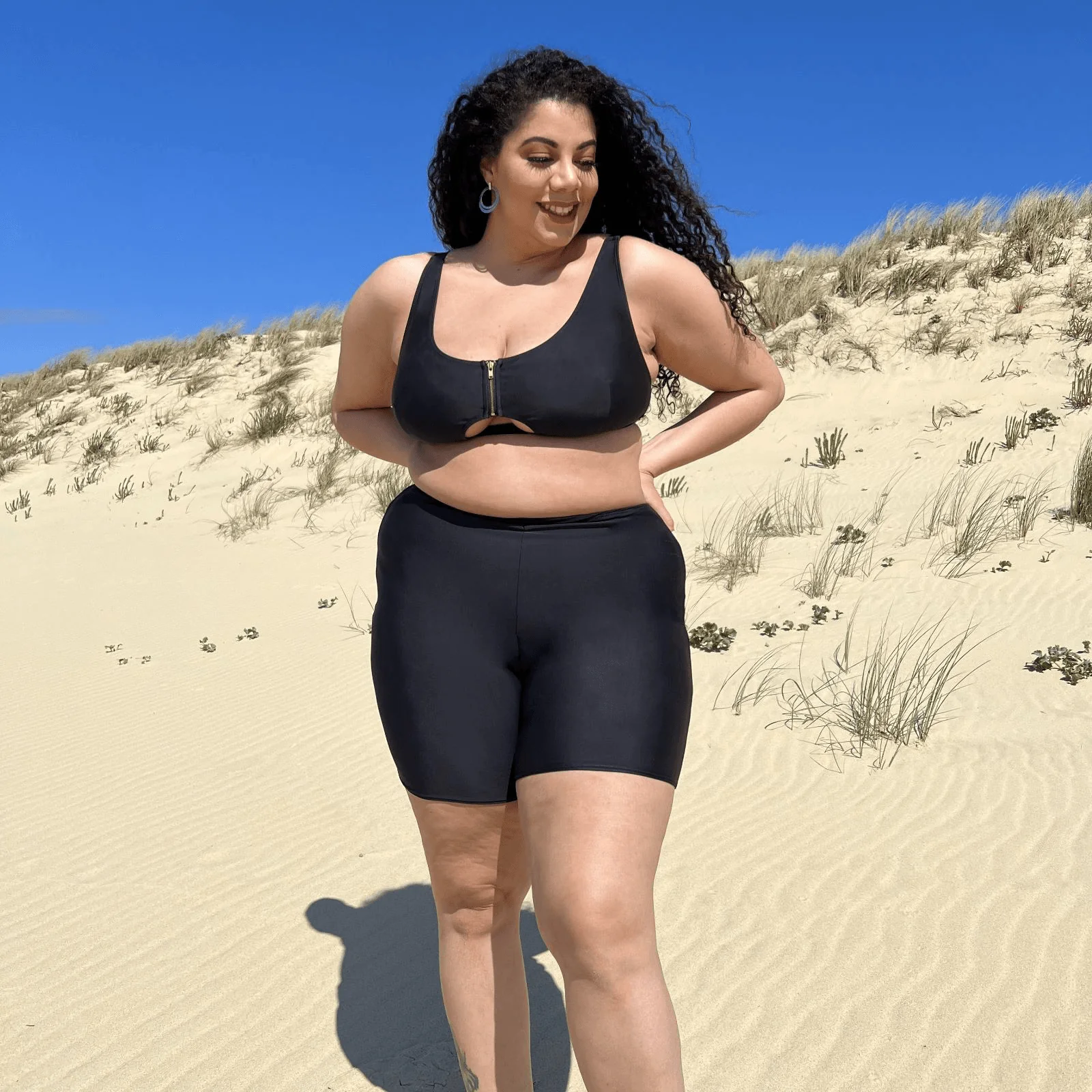 Hasta La Vista Bikini Top - Black - Zenithce