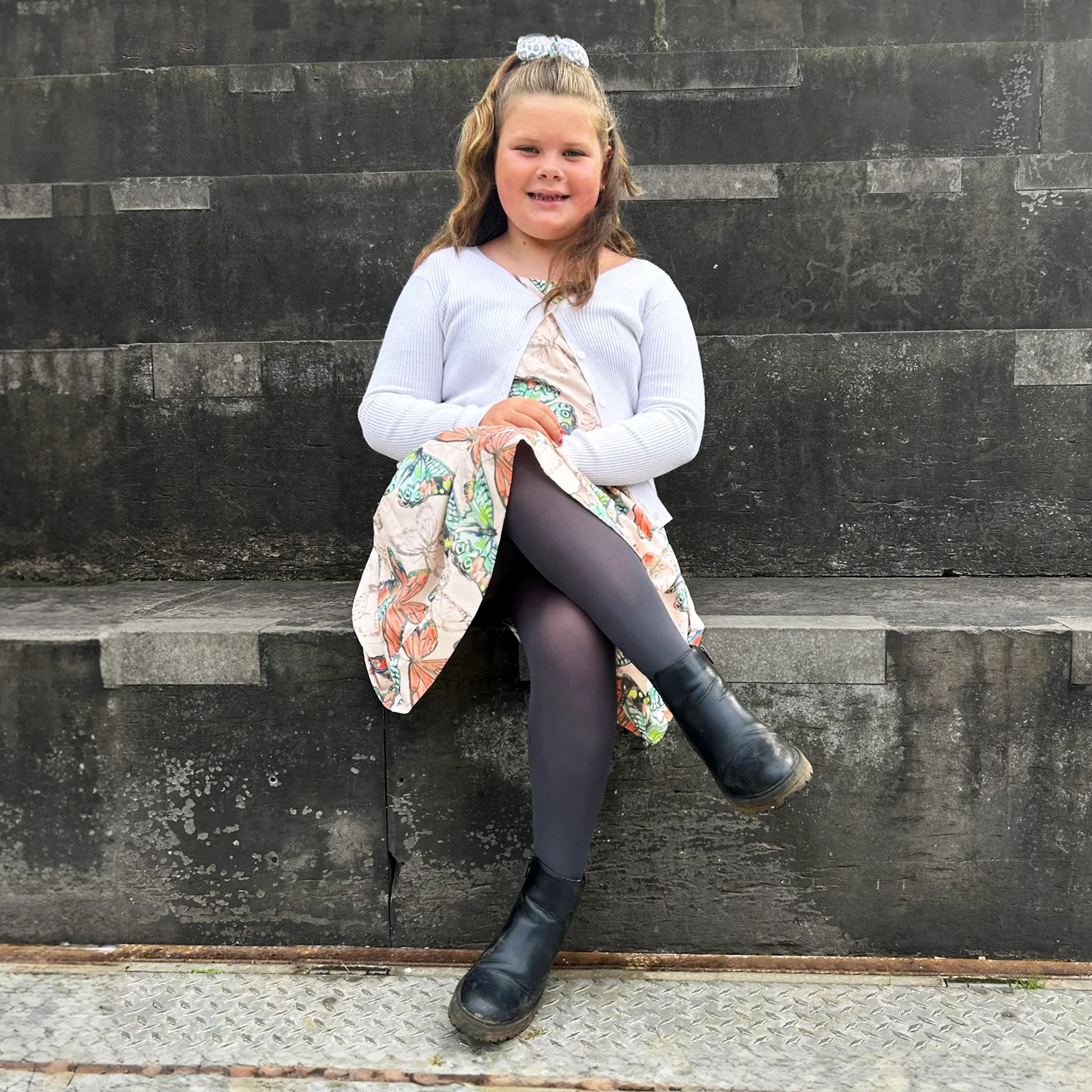 Kids Tights - Slate Grey - Zenithce