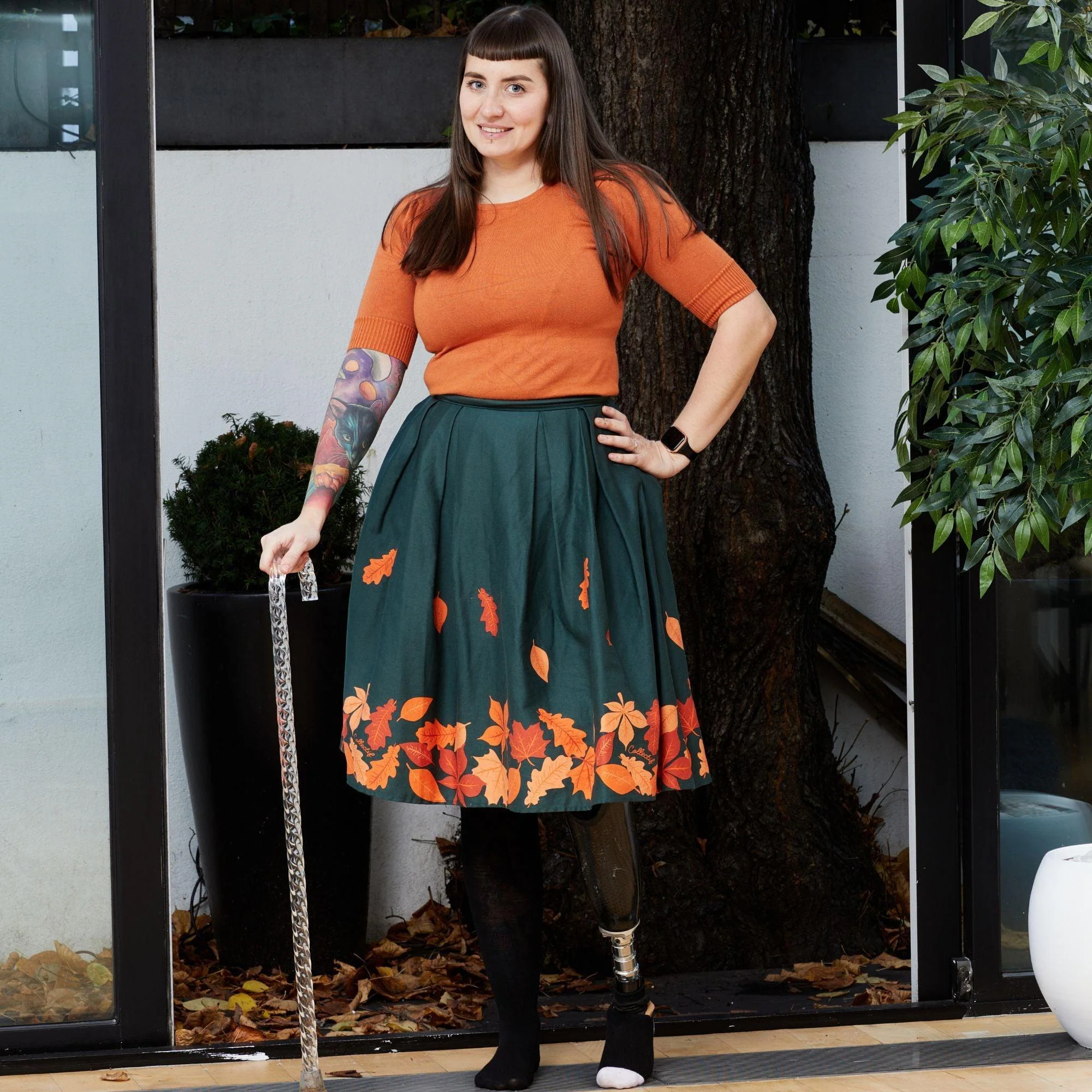 Merino Wool Tights - Black - Zenithce