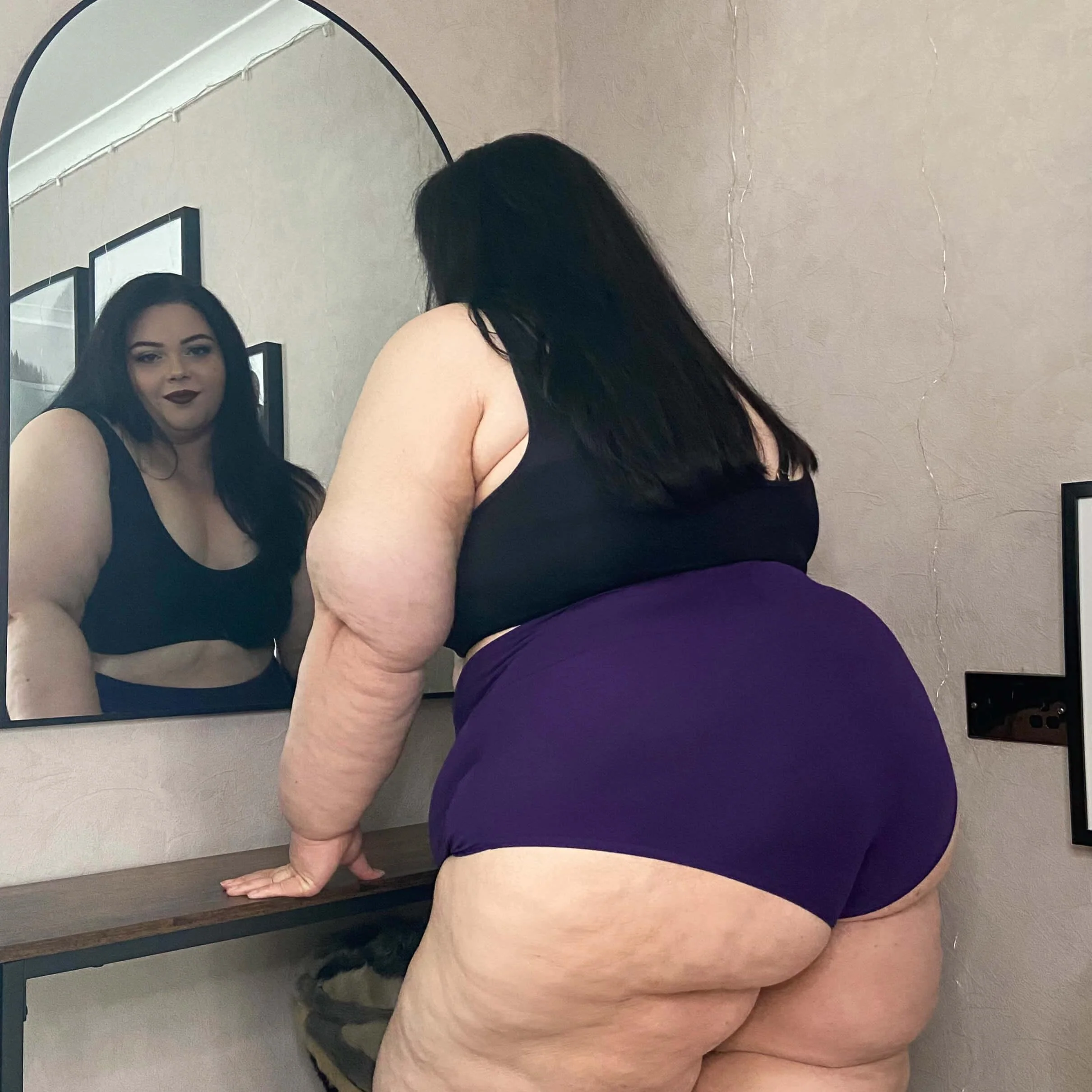 Organic Cotton Super High Waist Knickers - Suffragette Purple - Zenithce