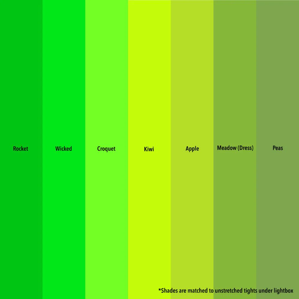 80 Denier Tights - Peas - Zenithce